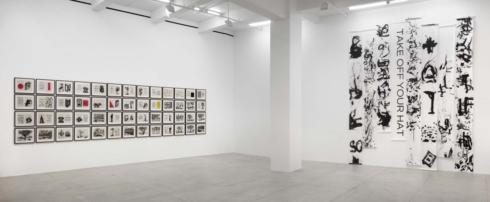 An exhibition installation view from: William Kentridge