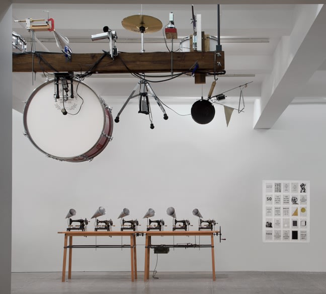 An exhibition installation view from: William Kentridge, Second-hand Reading