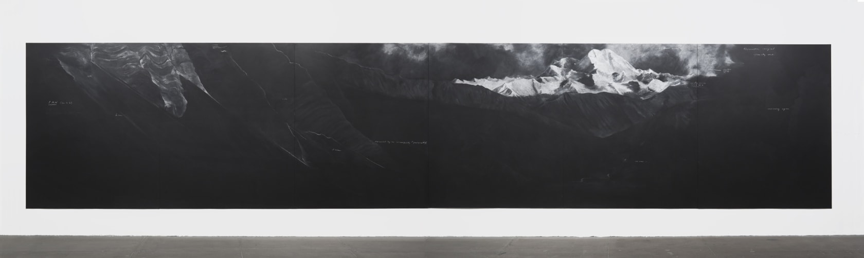 An exhibition installation view from: Tacita Dean, Fatigues