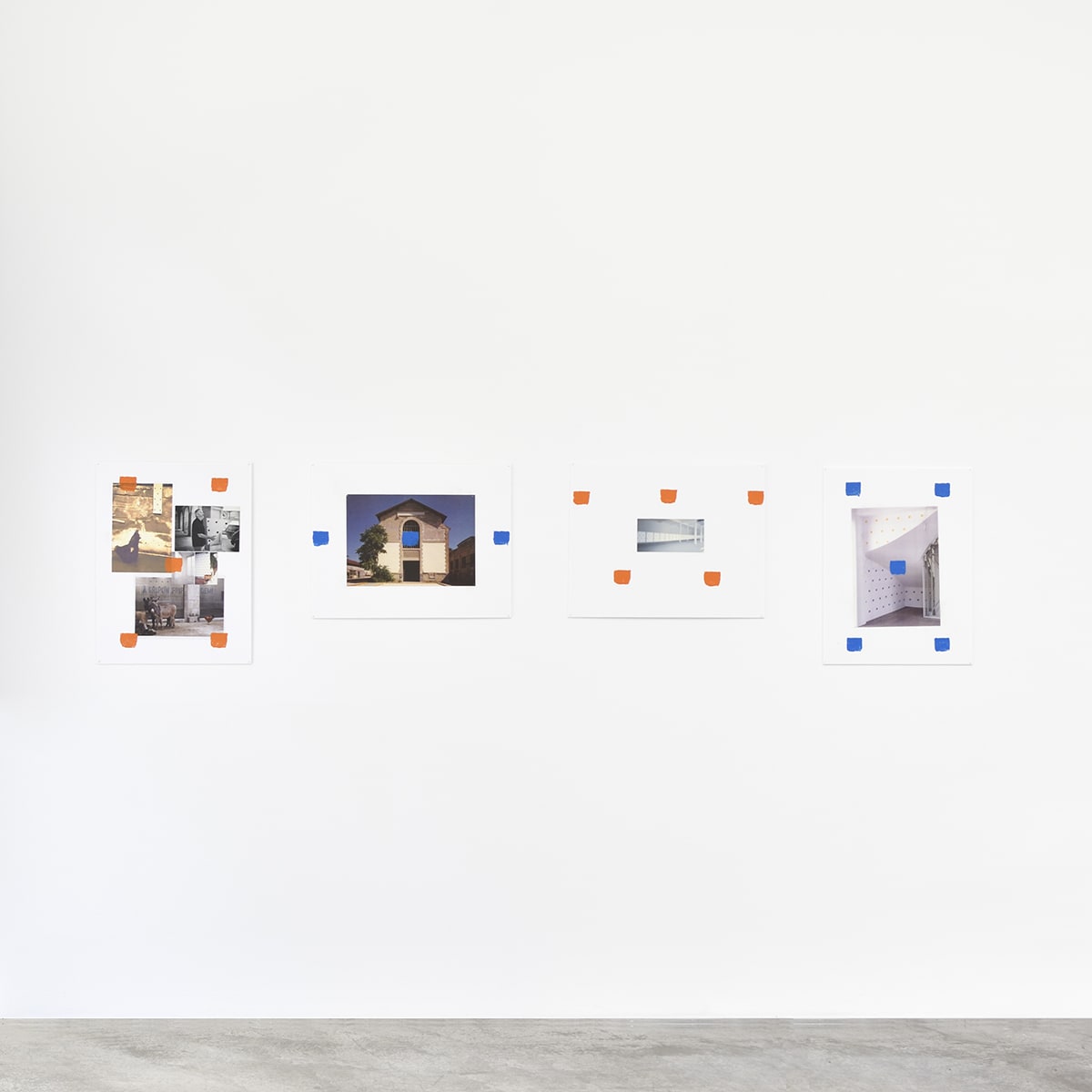 Niele Toroni exhibition, Galerie Marian Goodman