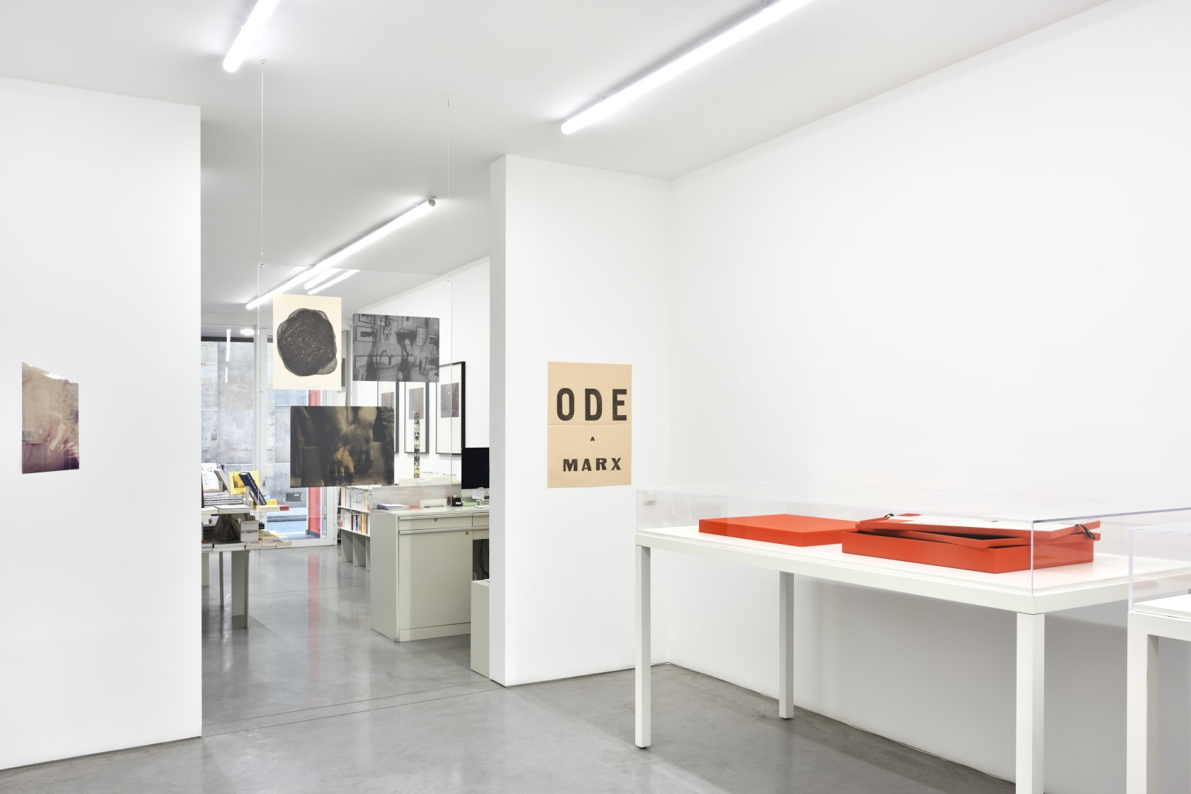 An exhibition installation view from: Tacita Dean, Monet Hates Me