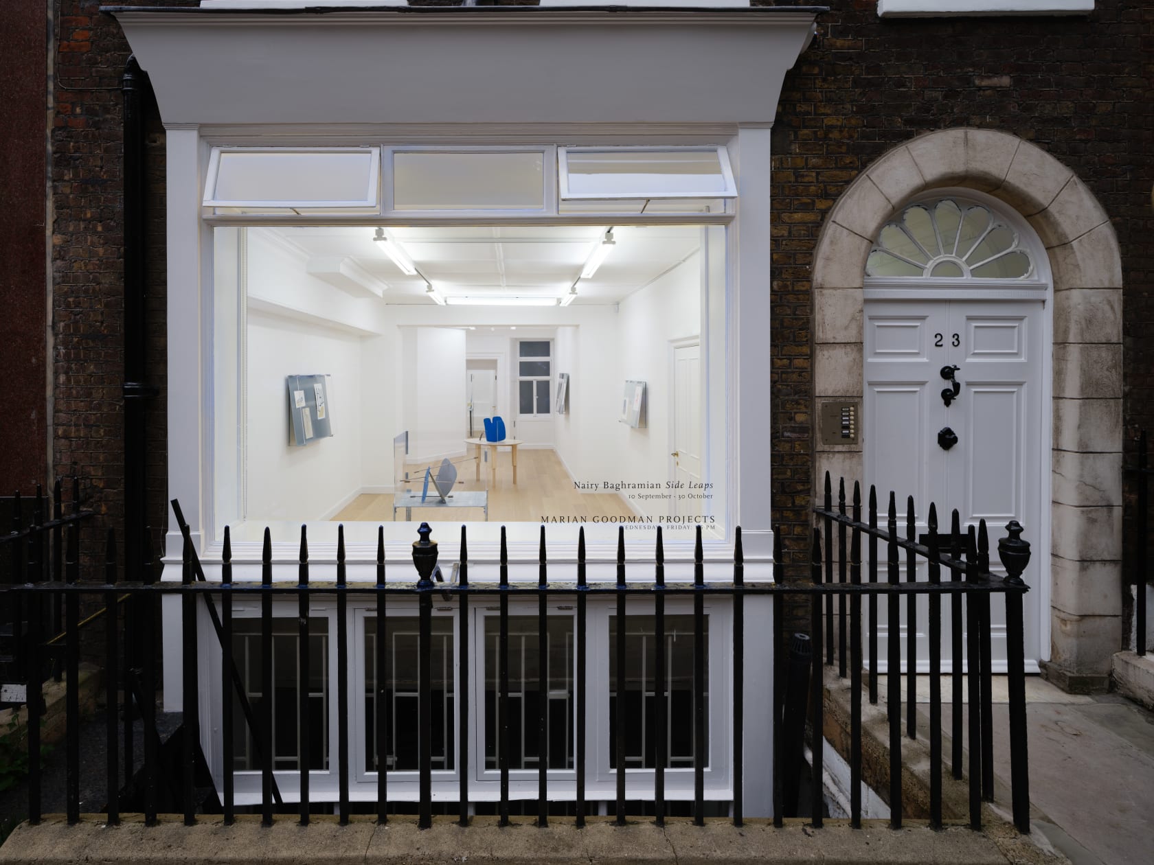 An exhibition installation view from:  Nairy Baghramian, Side Leaps