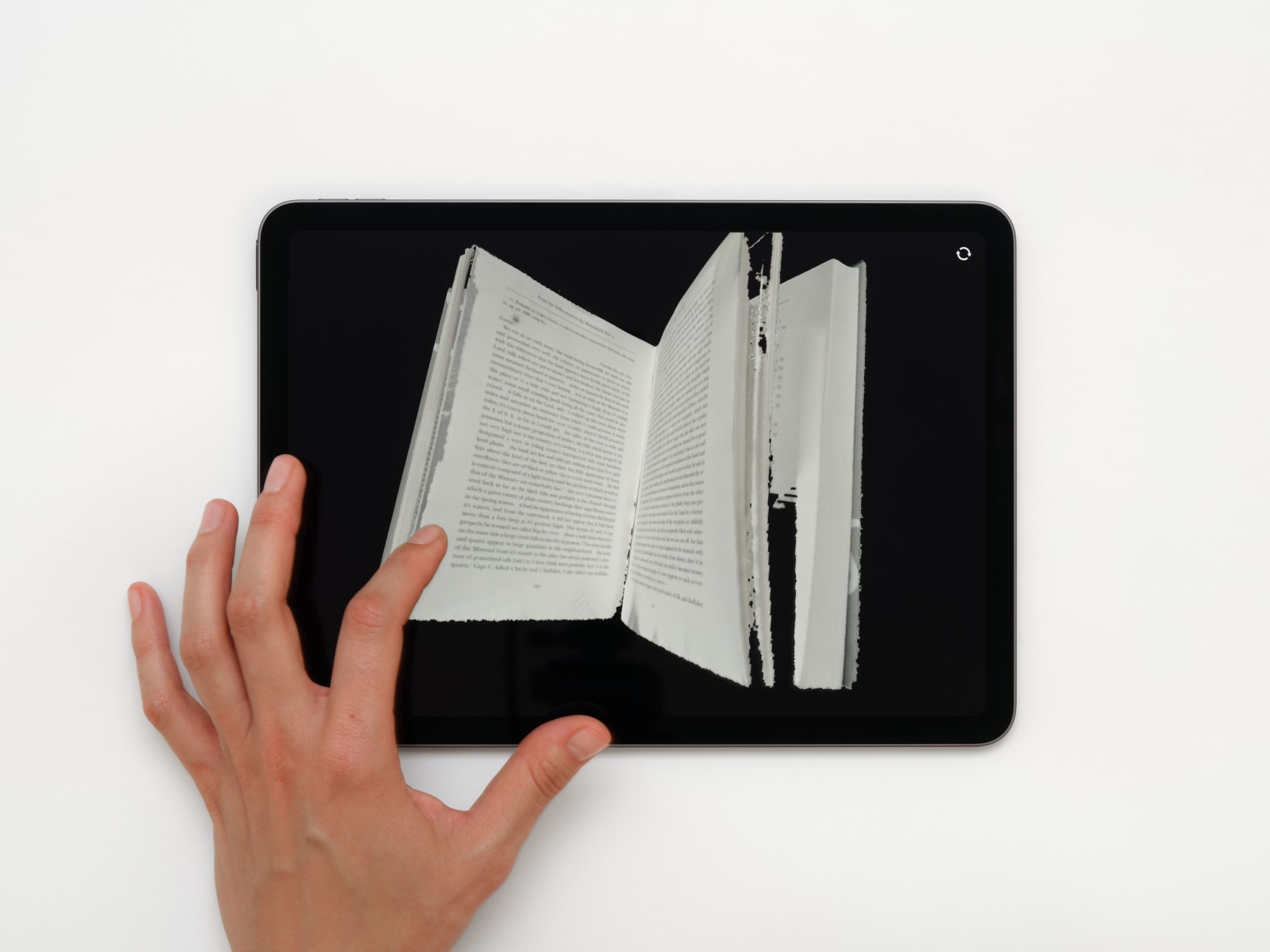 BRUCE NAUMAN Journal, 2022 Three-dimensional OBJ model, iOS application Apple iPad Air 9.75 x 7.03 x 0.24 in (24.8 x...