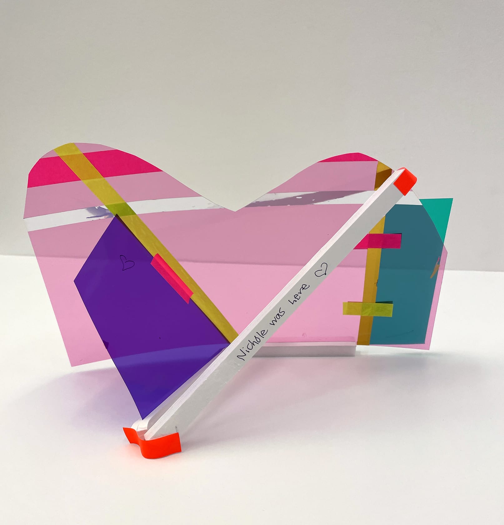 a maquette made as part of an orchid Foundation event at Marian Goodman gallery