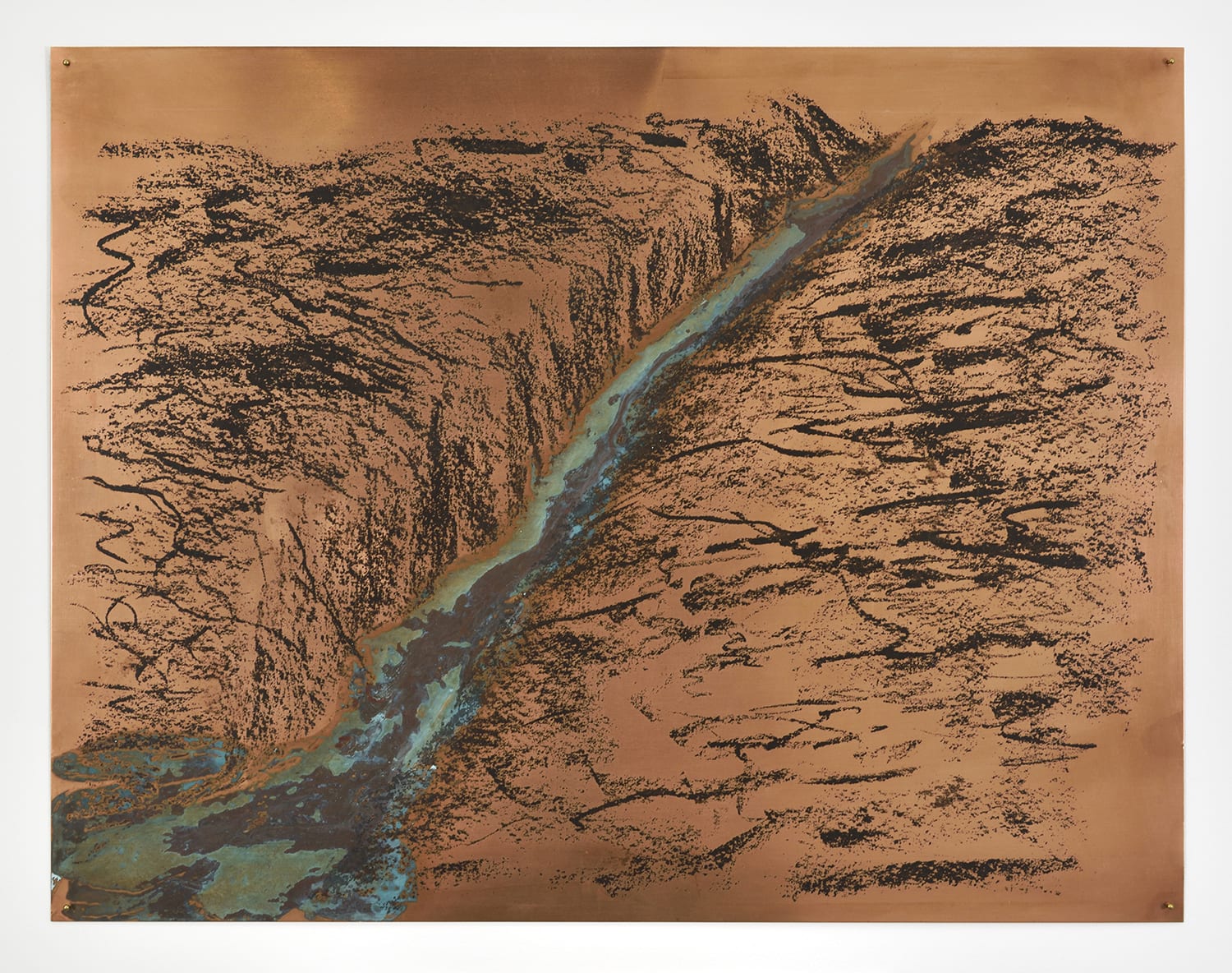 Cristina Iglesias Sequia, 2020 Acid and silkscreen on copper 50 x 65 cm Each work is unique