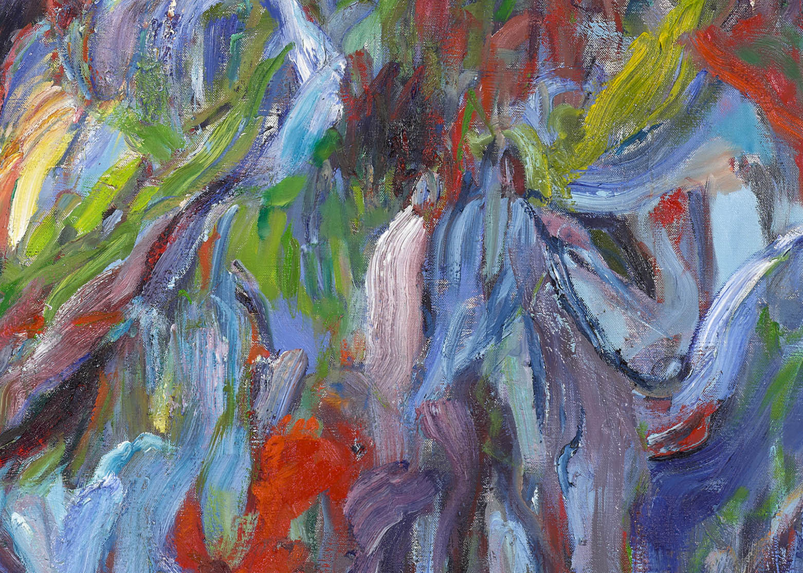 Sabine Moritz Flow I2020 Oil on canvas 200 x 200 cm 78 3/4 x 78 3/4 in