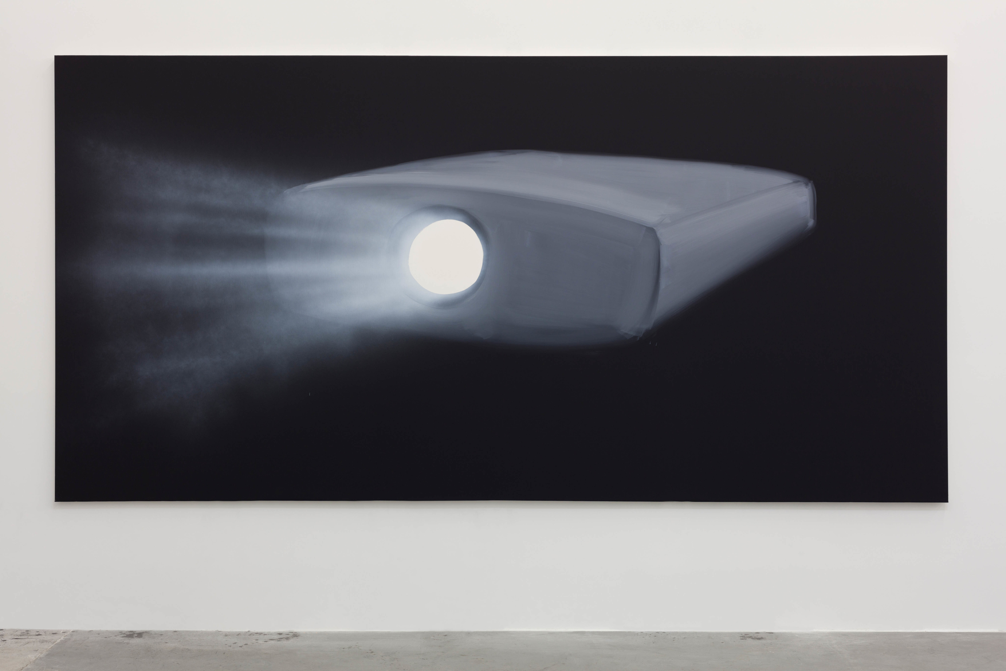 Tala Madani, Corner Projection (Crowd Running), 2019