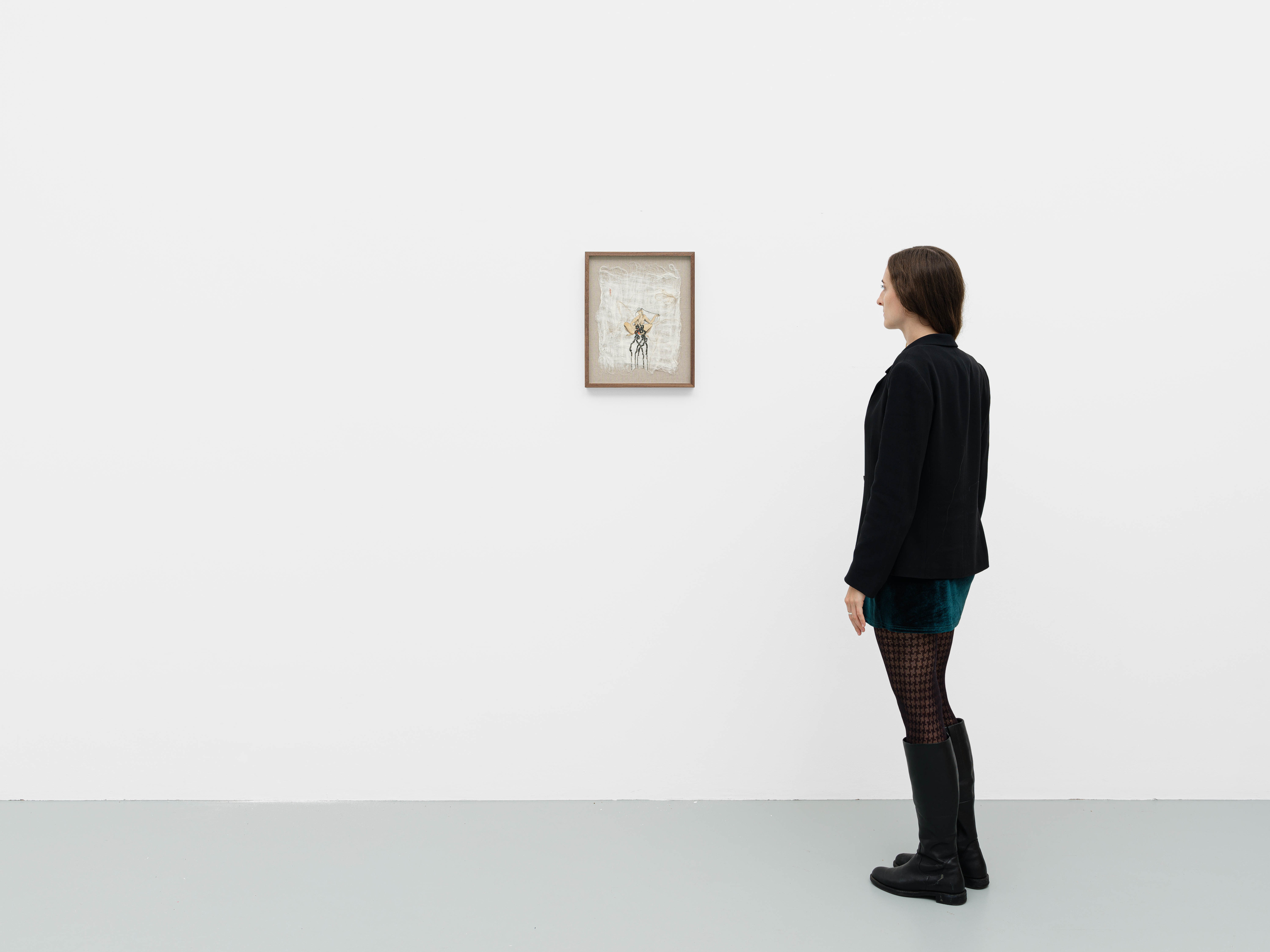 Hayv Kahraman, Eyebrow-gut-brain axis, 2021