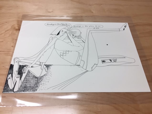 Christina Quarles Untitled (Oh Yeah)2018 Ink on paper 33.02 x 48.26cm 13 x 19 inches