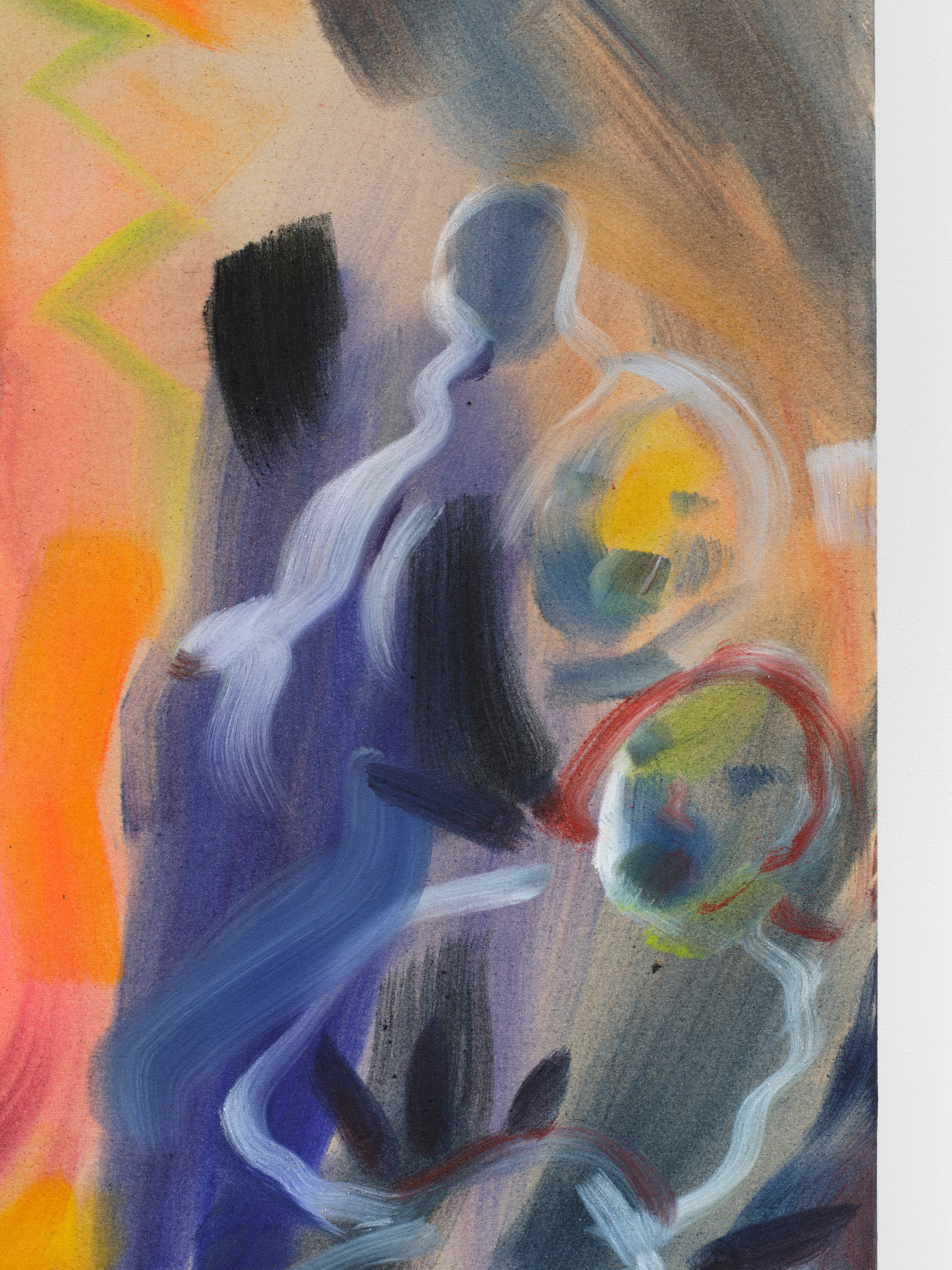 Sophie von Hellermann Shock of the New2024 Acrylic on canvas 140 x 160 cm 55 1/8 x 63 in