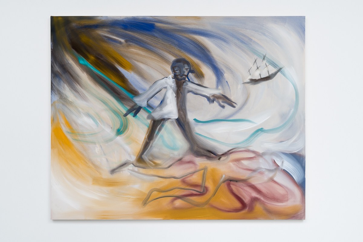 Sophie von Hellermann Prospero2017 Acrylic on canvas 160 x 200 cm 63 x 78 3/4 in