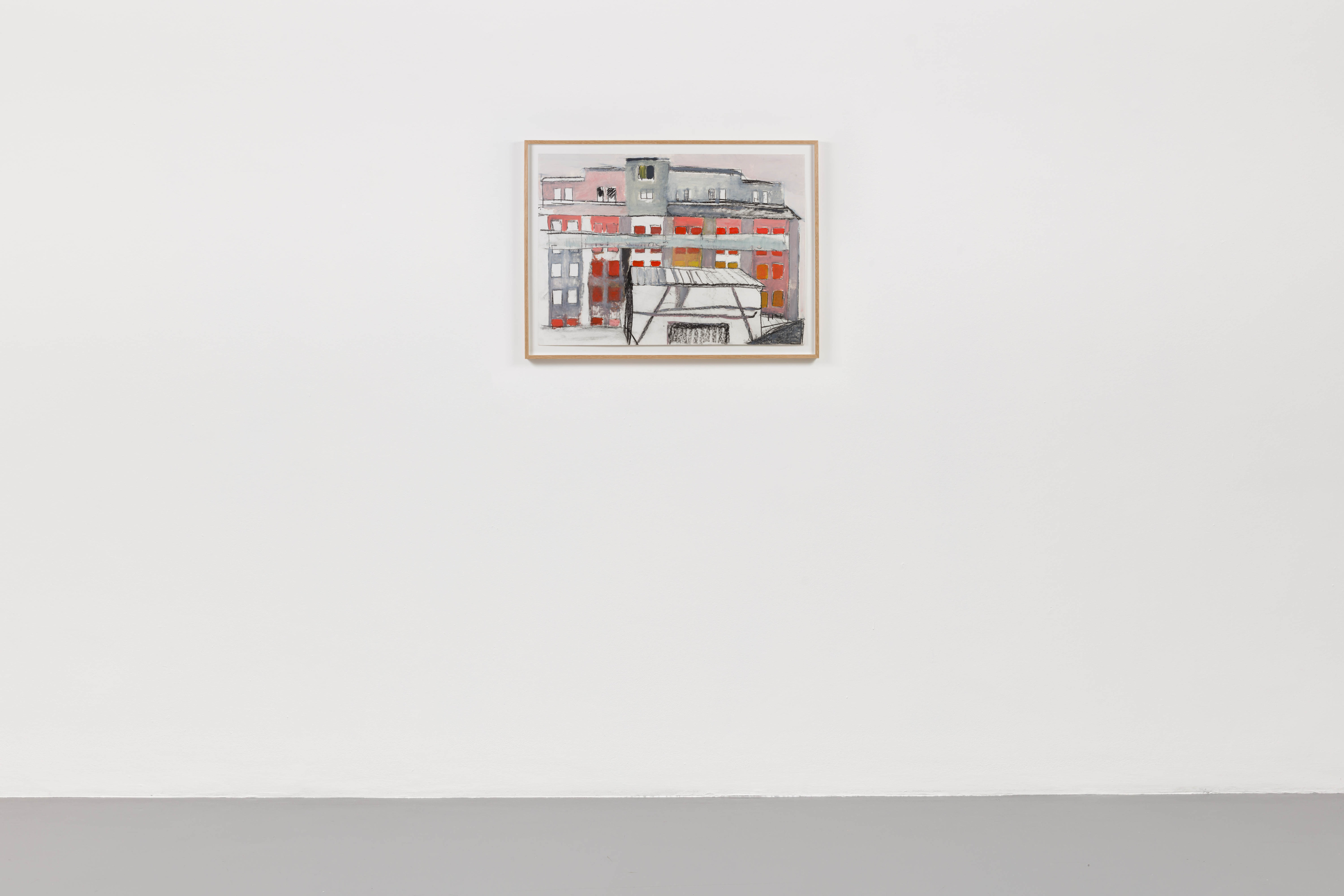 Sabine Moritz Warehouse II2001 Charcoal, oil on paper 50 x 70 cm 19 3/4 x 27 1/2 in