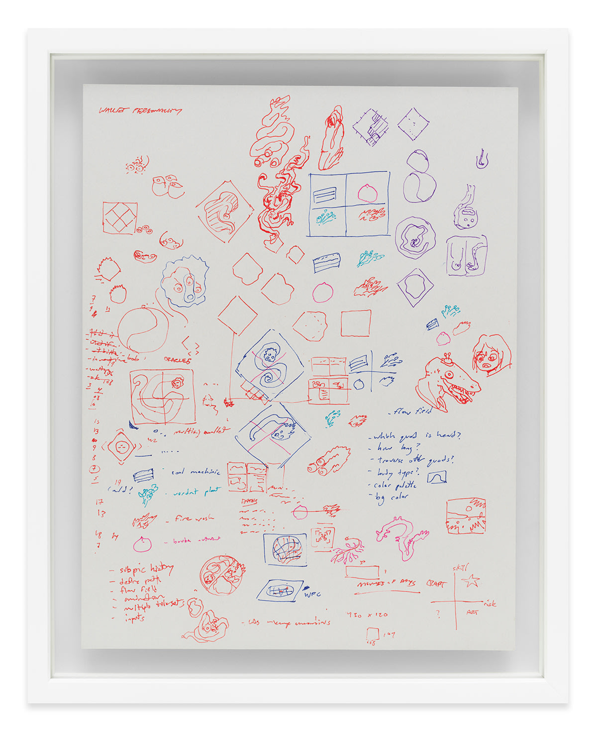 Ian Cheng, Life After BOB Production Drawings, 2022