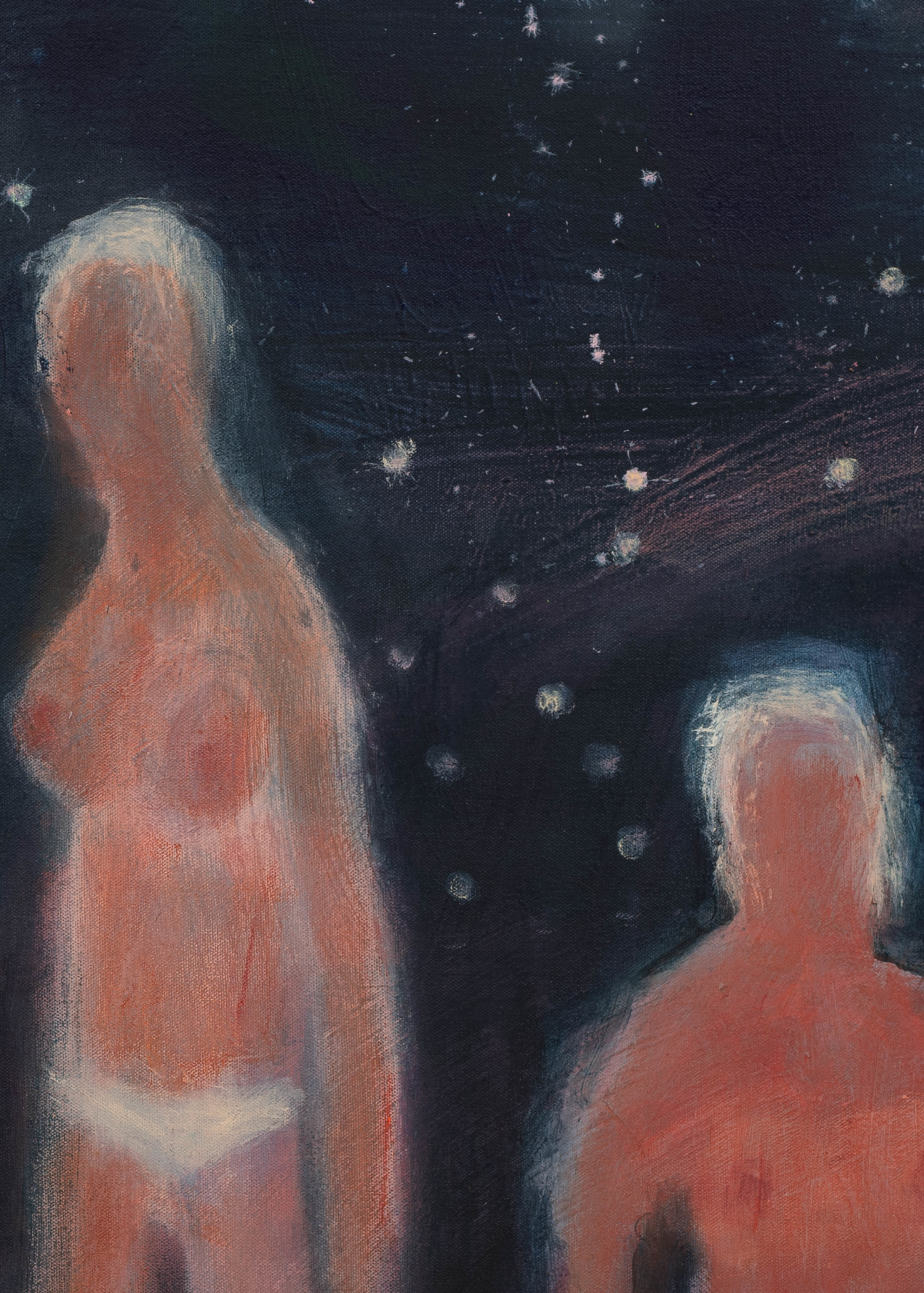 Katherine Bradford Stars in the Sea2023 Acrylic on canvas 91.4 x 121.9 cm 36 x 48 in