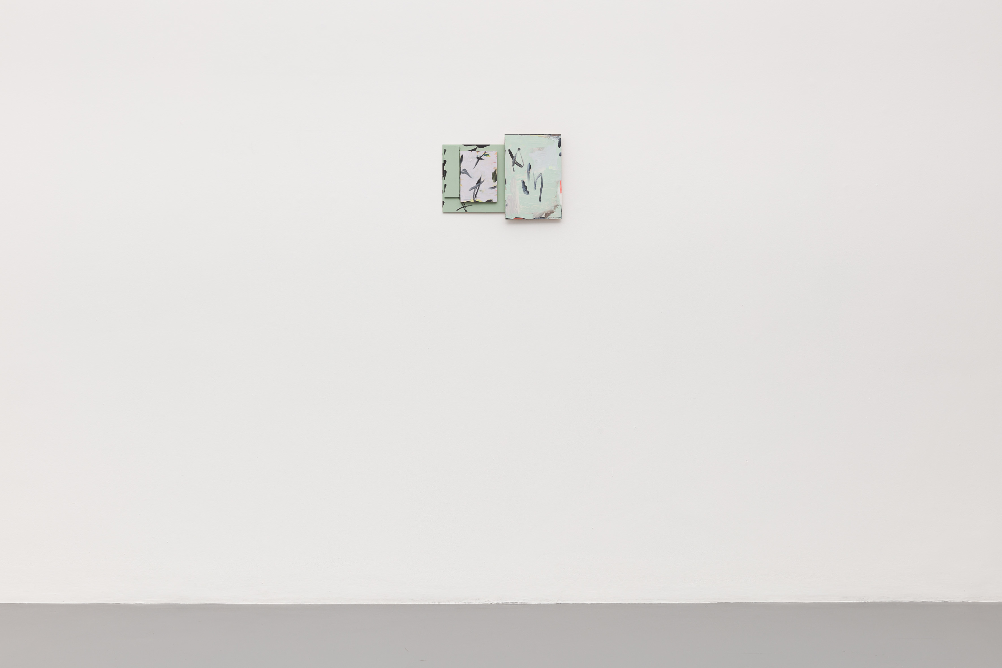 Mary Ramsden Icon 112019 Oil on board 30 x 42 x 2 cm 11 3/4 x 16 1/2 x 3/4...