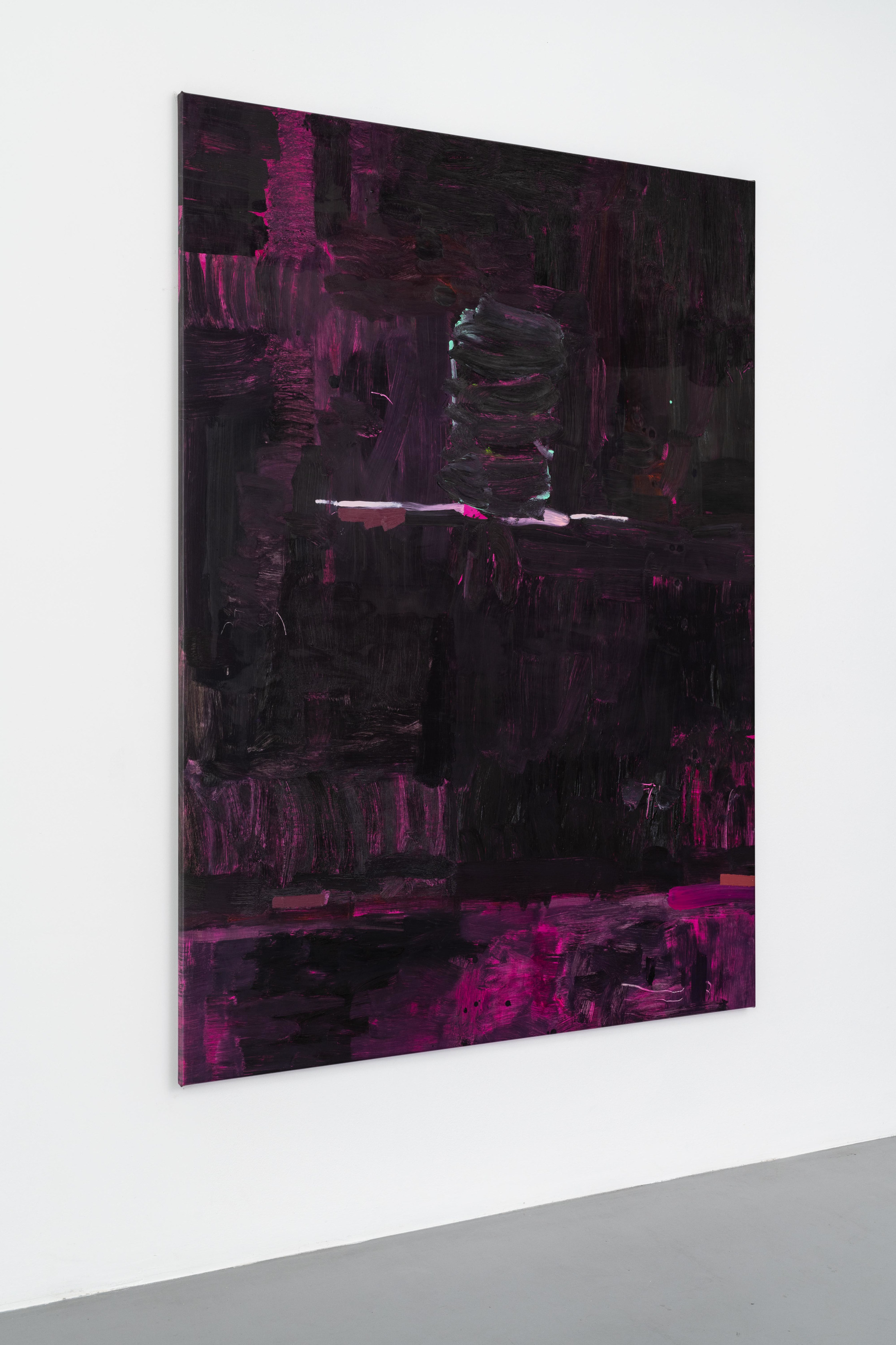 Mary Ramsden long dark2019 Oil on polyester 200 x 150 cm 78 3/4 x 59 1/8 in