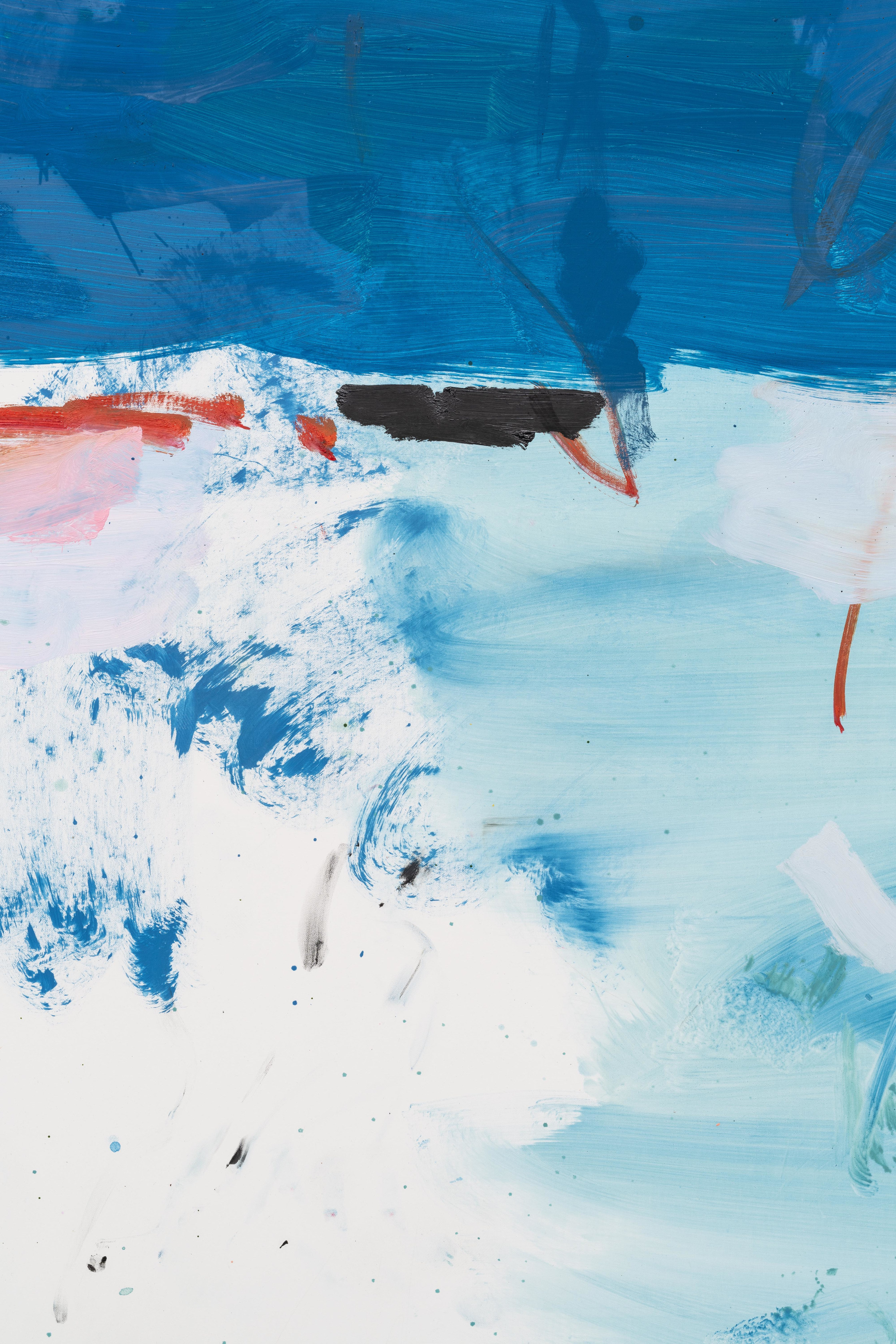 Mary Ramsden false cast2019 Oil on polyester 200 x 150 cm 78 3/4 x 59 1/8 in