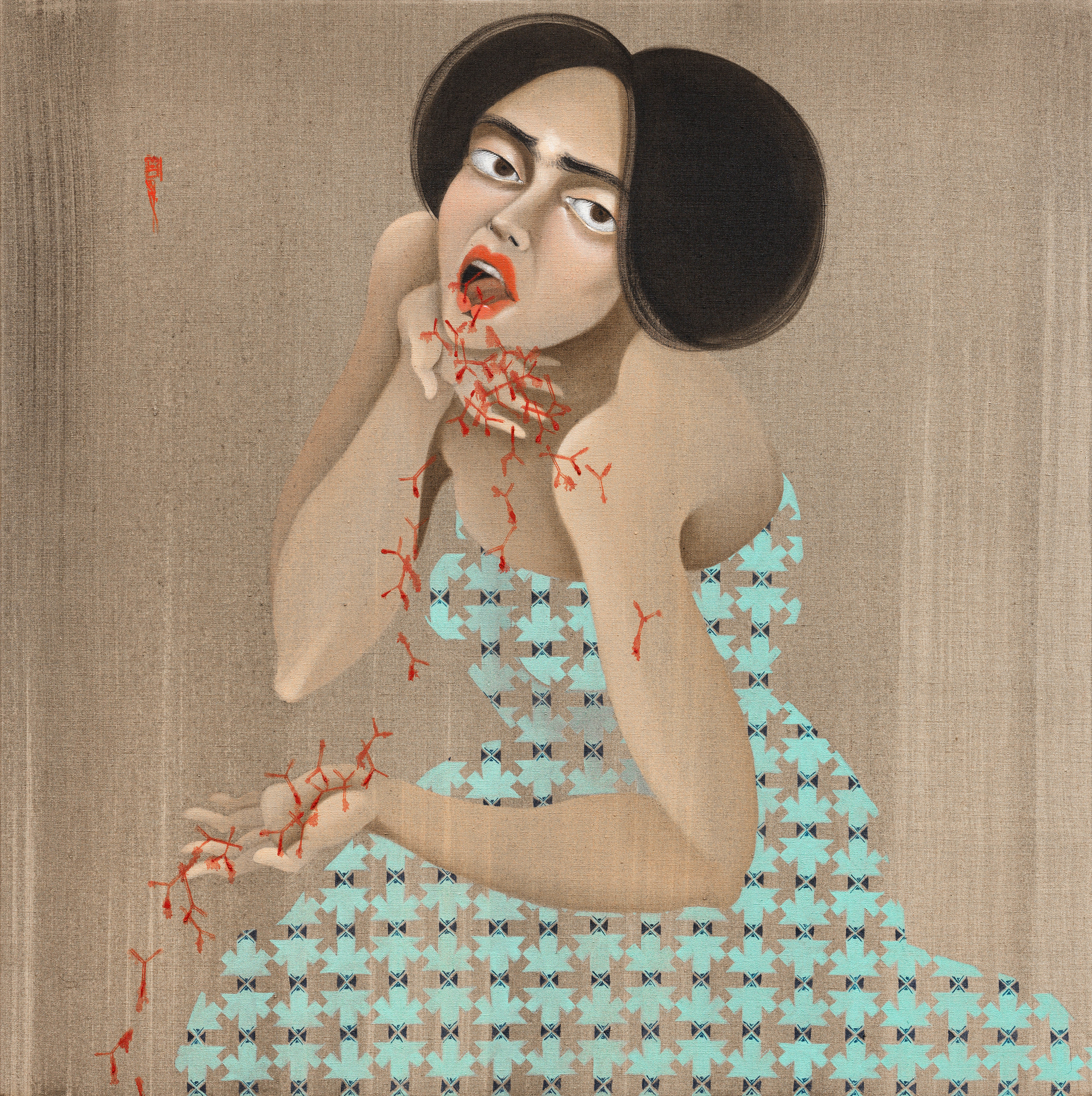 Hayv Kahraman, AntiBody outpour, 2021