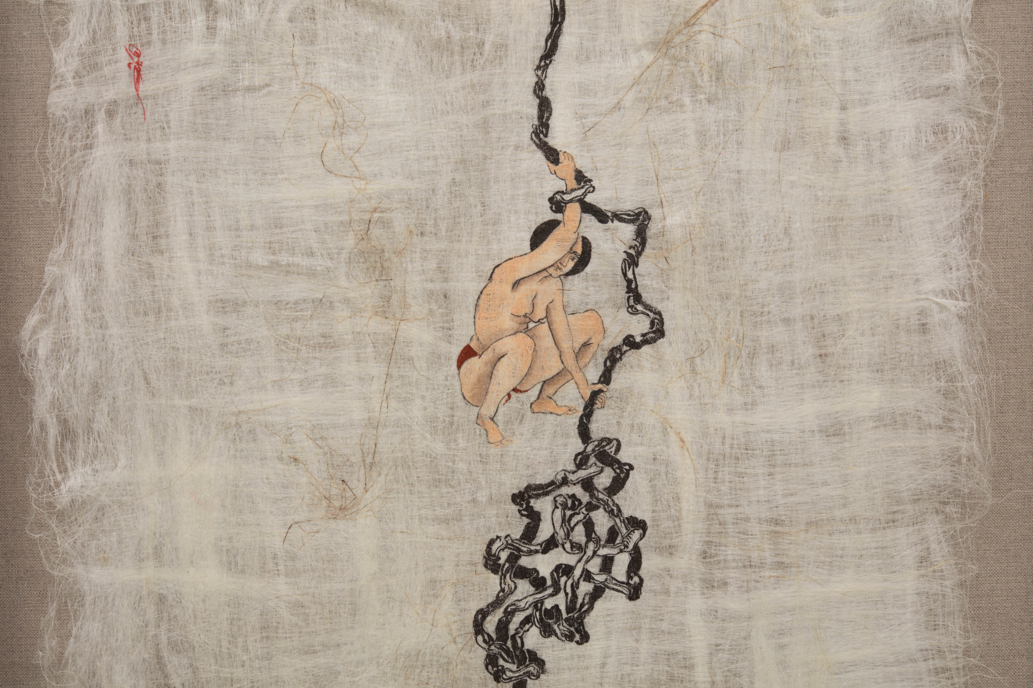 Hayv Kahraman, Entanglements and Generations on Flax 1, 2021