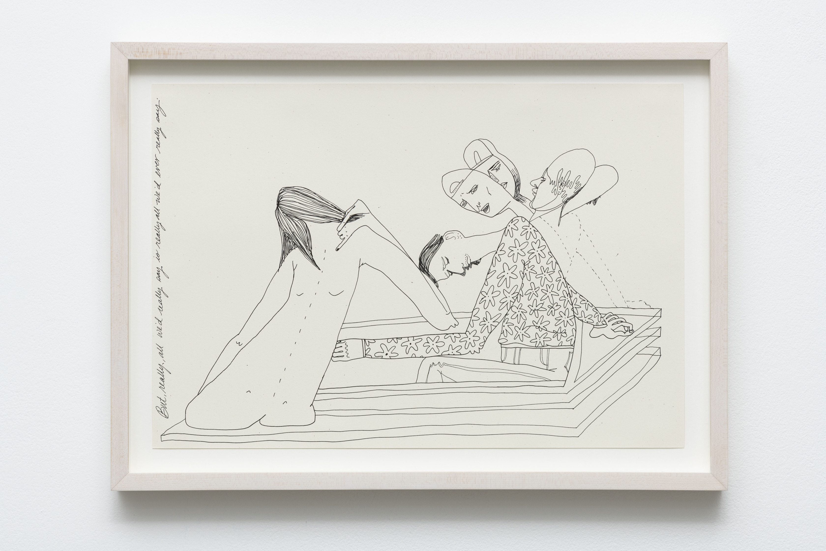 Christina Quarles Untitled (But Really)2018 Ink on paper 33.02 x 48.26cm 13 x 19 inches