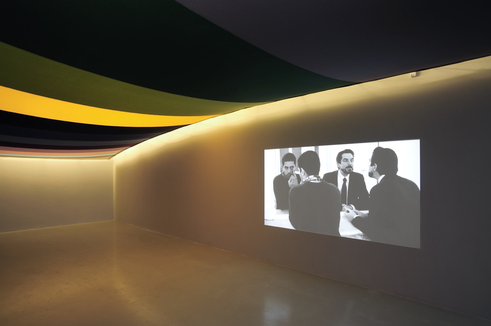 Ulla von Brandenburg Segel [Sail]2012 Fabric, rope 15.7 x 5 m (fabric) Rope dimensions variable