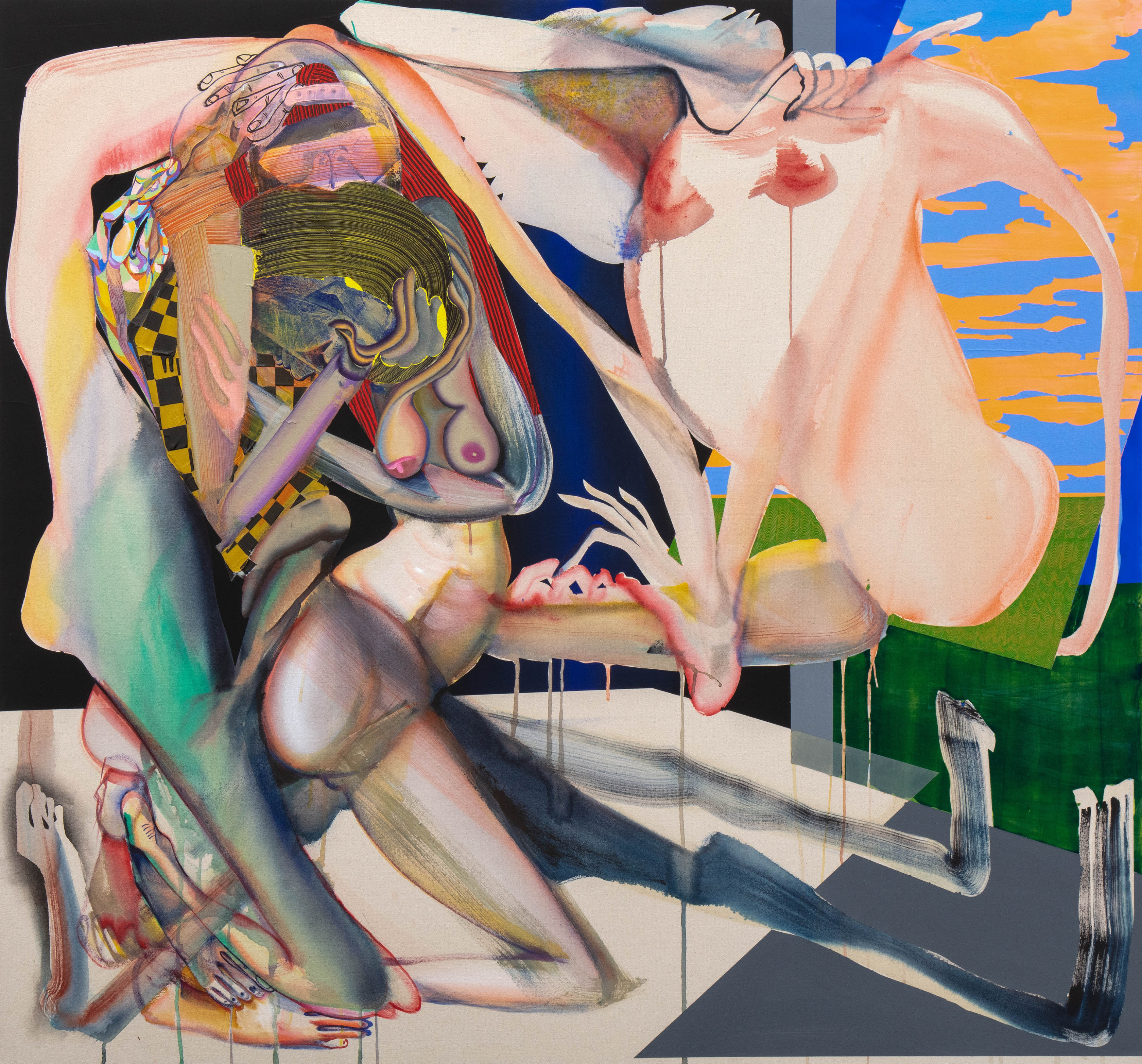 Christina Quarles, For Whom Tha Sunsets Free, 2019