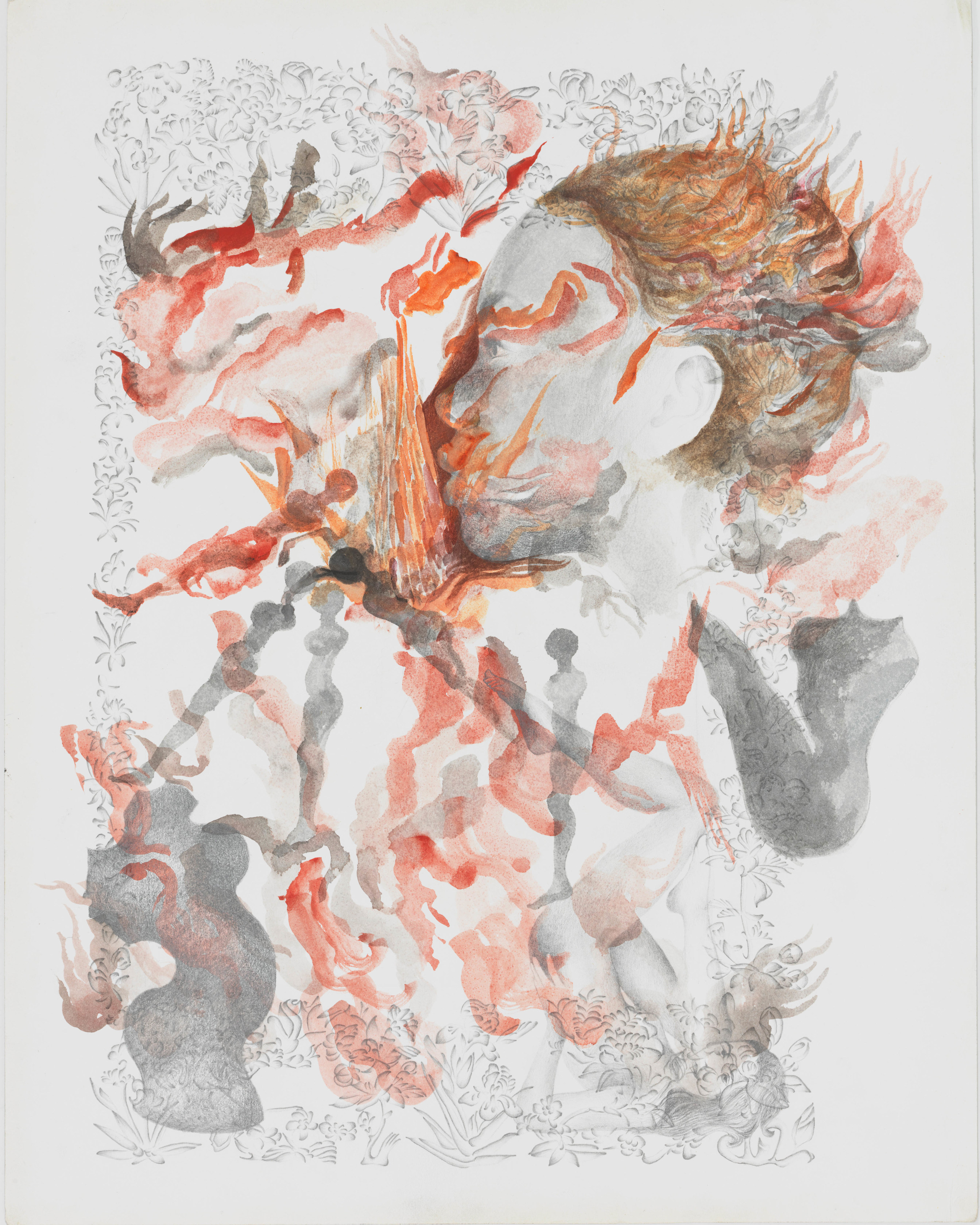 Shahzia Sikander, Empire Follows Art States of Agitation, 2021