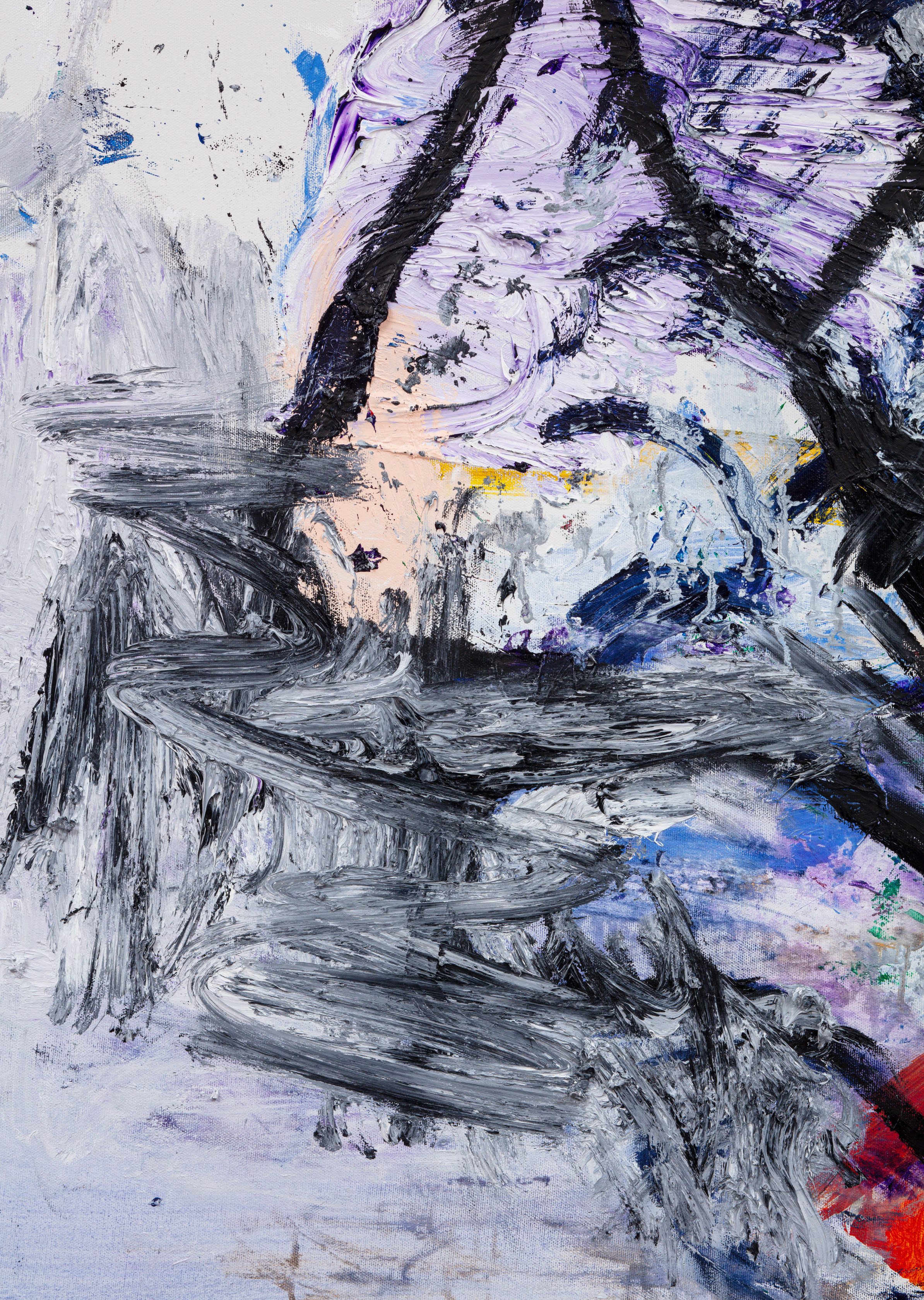 Gerasimos Floratos Untitled2024 Oil and acrylic on canvas 121.9 x 121.9 cm 48 x 48 in