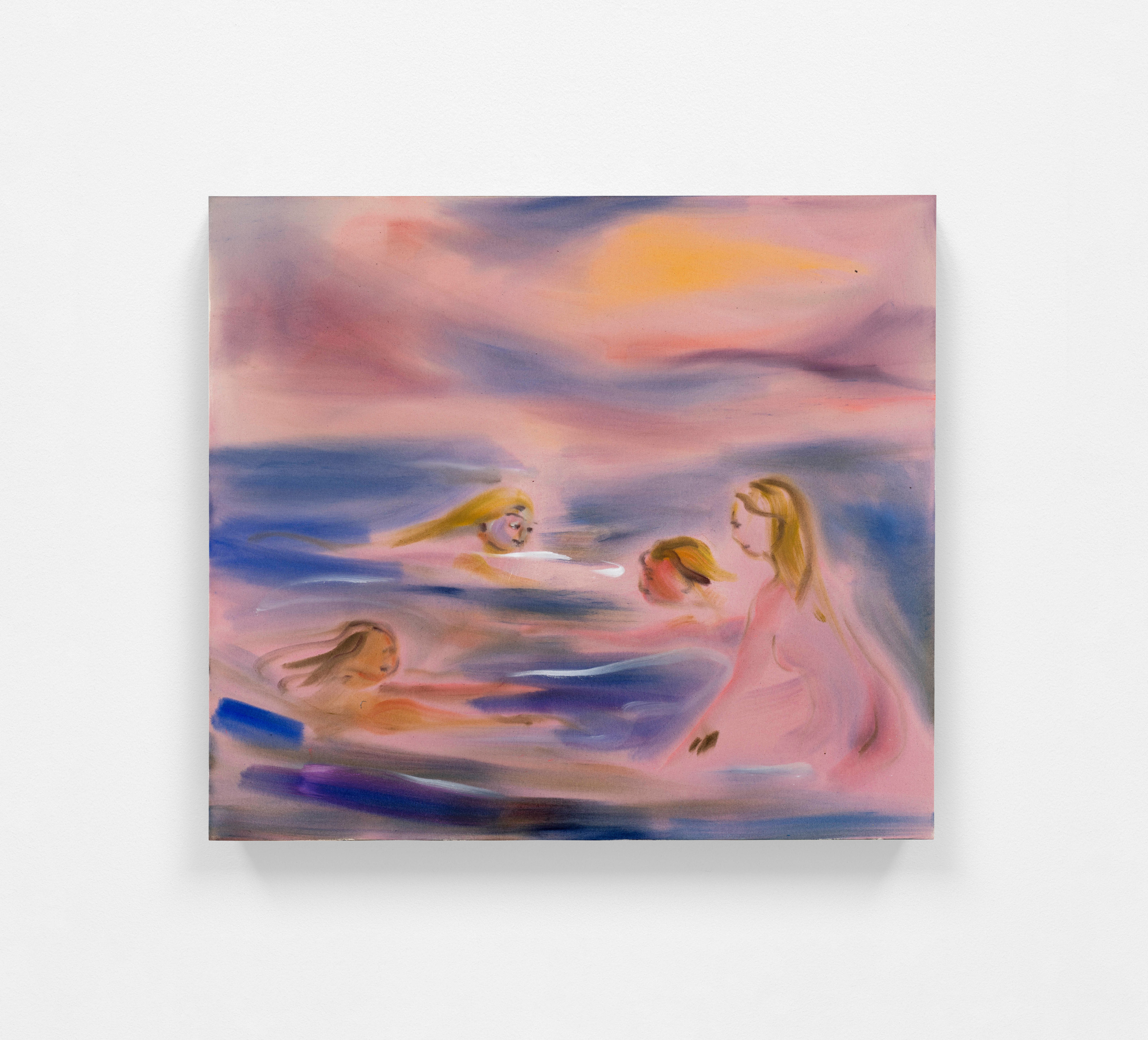 Sophie von Hellermann Negation Elation2025 Acrylic on canvas 140 x 160 cm 55 1/8 x 63 in