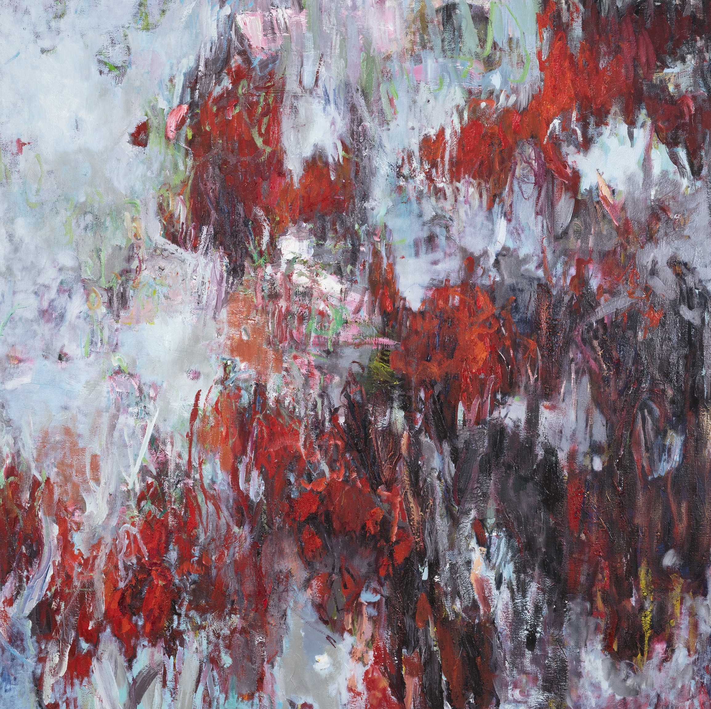 Sabine Moritz Lava2017 Oil on canvas 131 x 131 cm 51 5/8 x 51 5/8 in