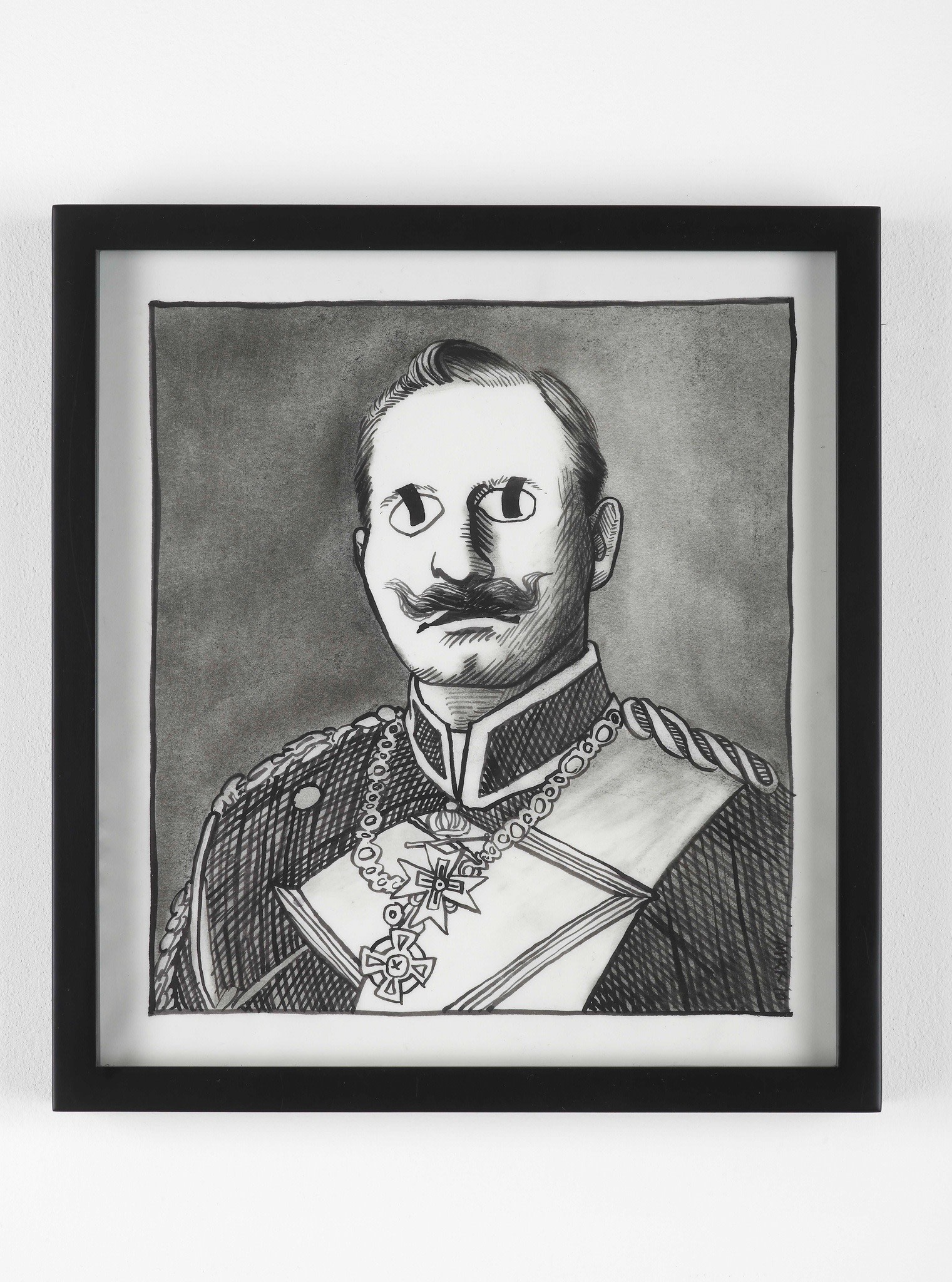 Mary Reid Kelley & Patrick Kelley Kaiser2010 Ink and graphite on vellum 8 1/2 x 11 inches