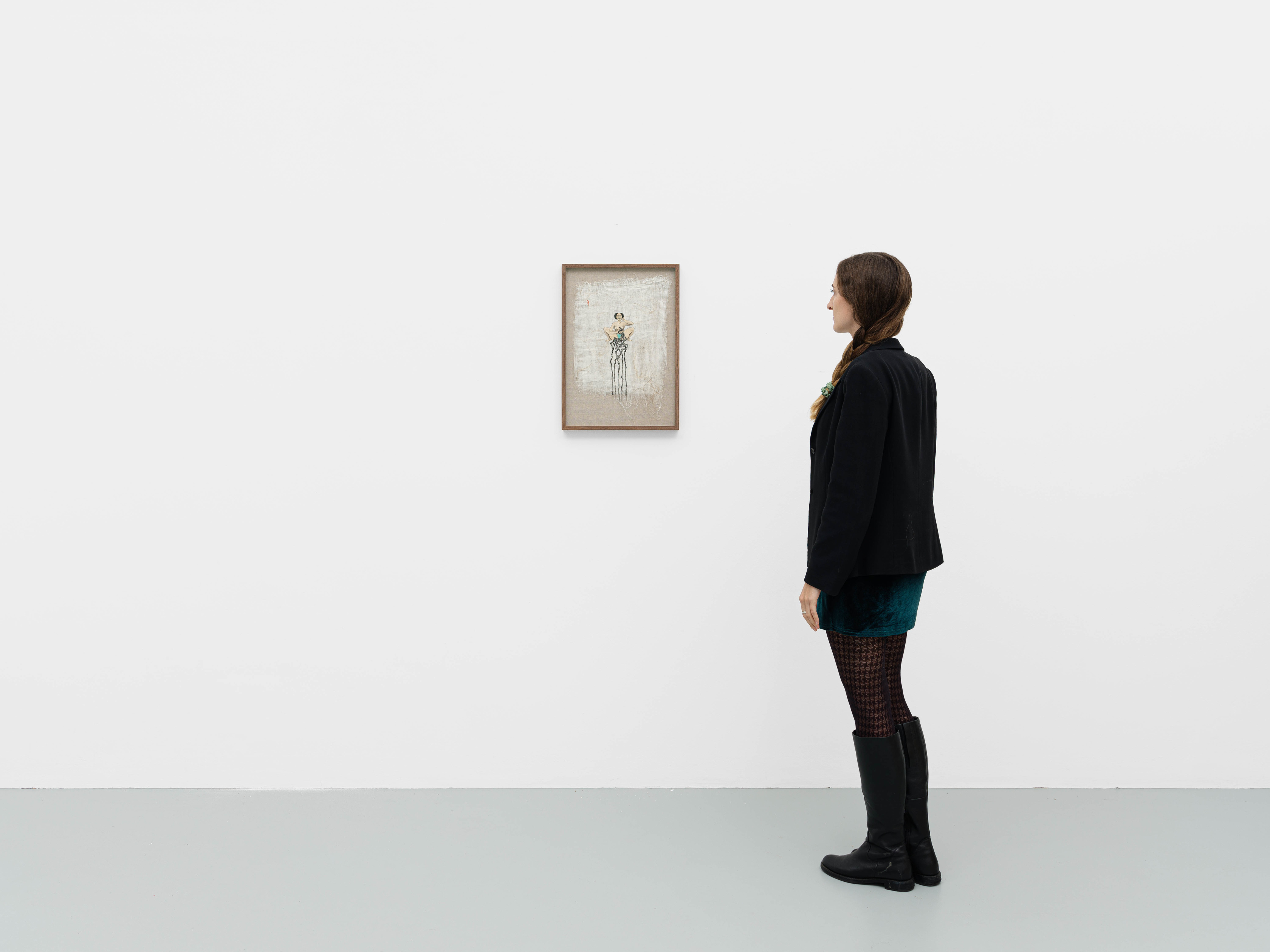 Hayv Kahraman, Moustache-gut-brain axis, 2021