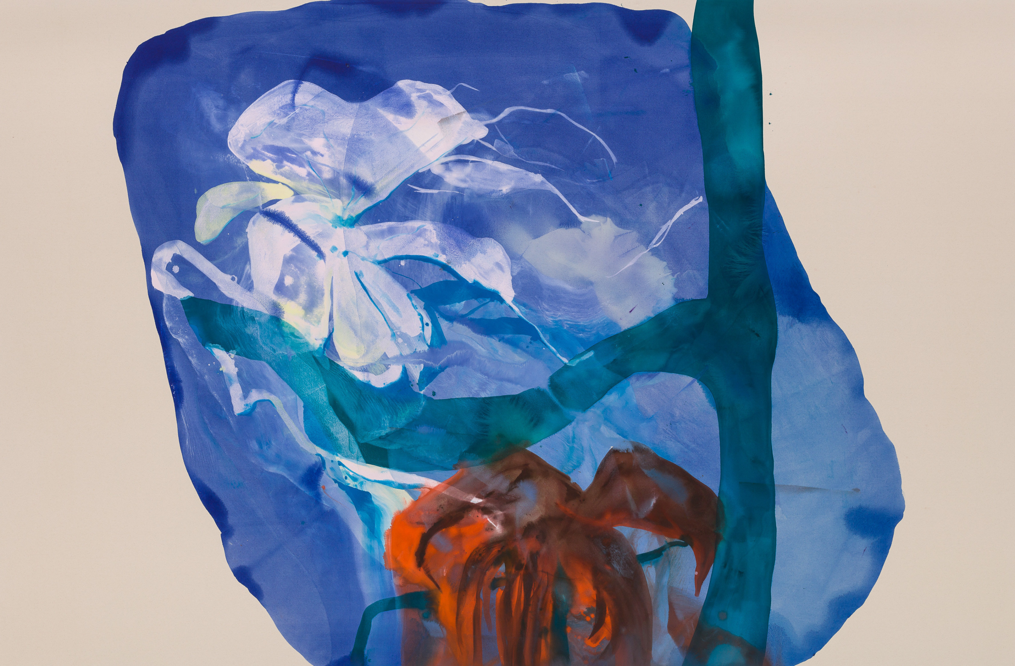 Ragna Bley Scent of Water2022 Acrylic on canvas 250 x 380 cm 98 3/8 x 149 5/8 in