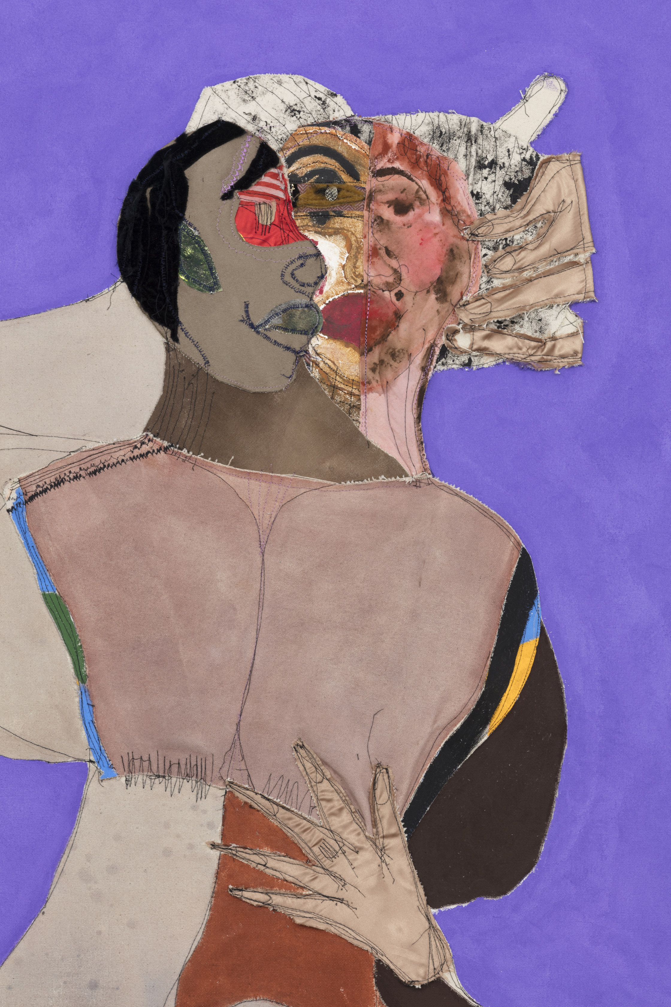 Tschabalala Self, Big Toe , 2019