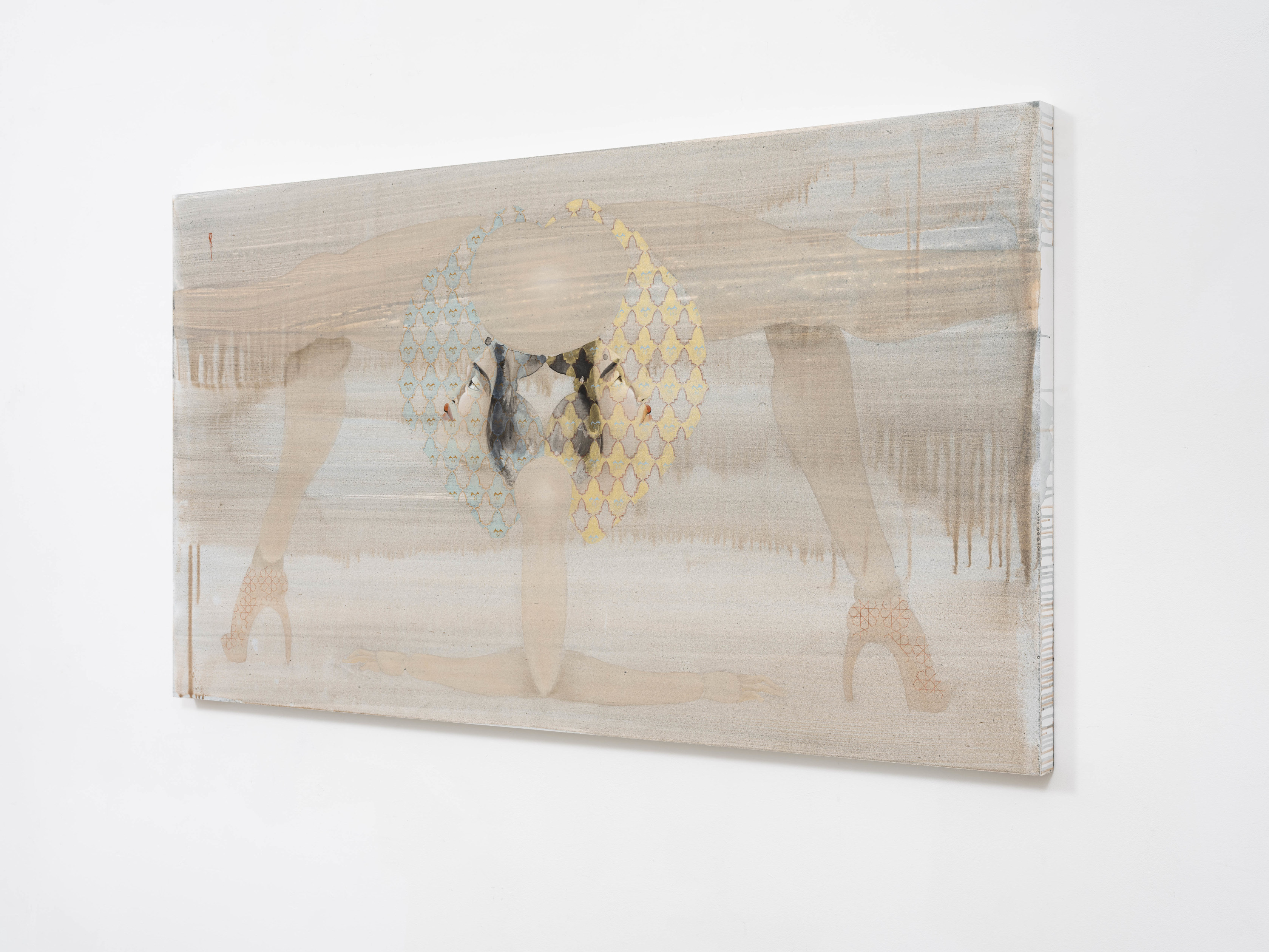 Hayv Kahraman Arch2020 Oil on panel 114.3 x 208.3 cm 45 x 82 in