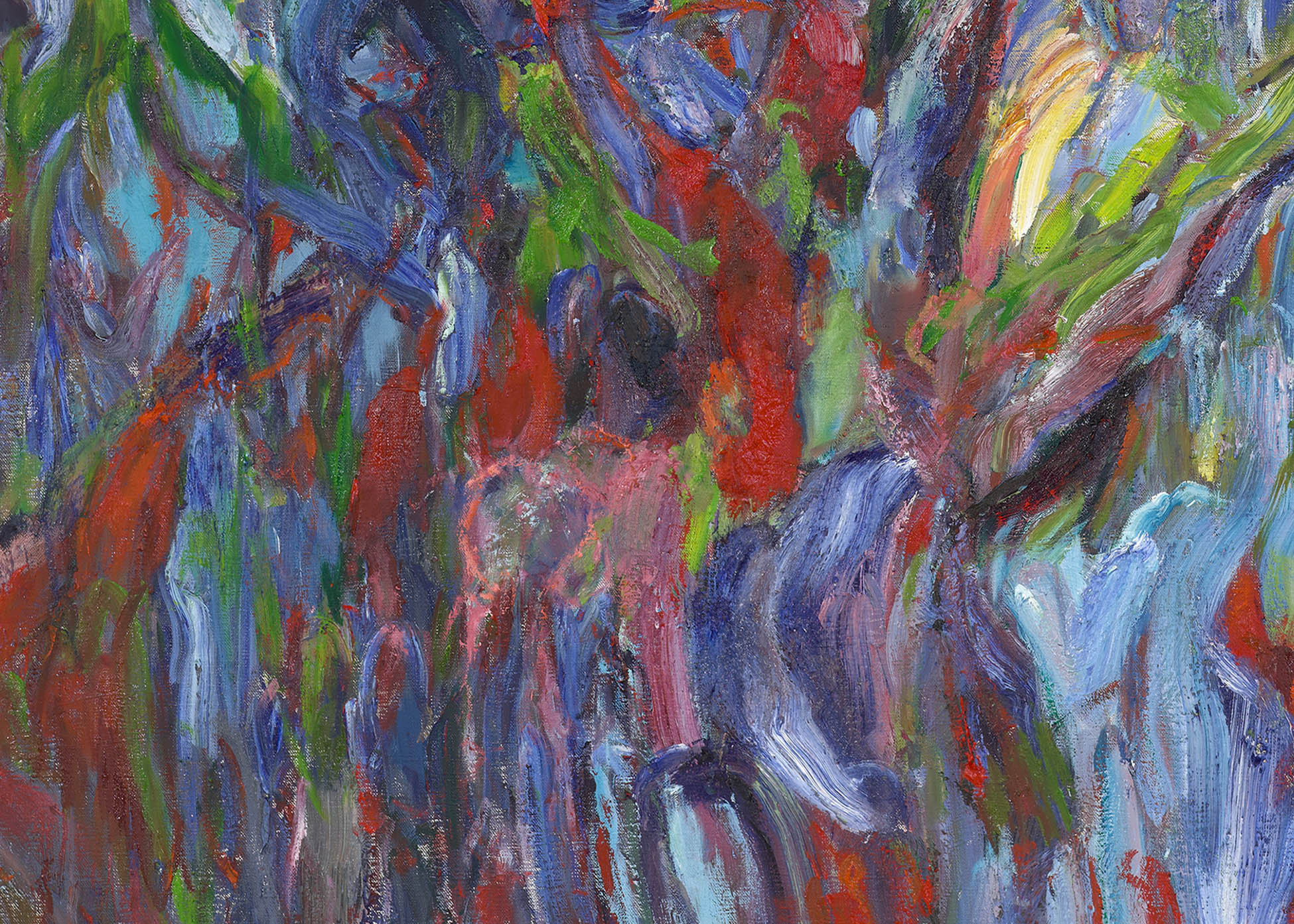 Sabine Moritz Flow I2020 Oil on canvas 200 x 200 cm 78 3/4 x 78 3/4 in