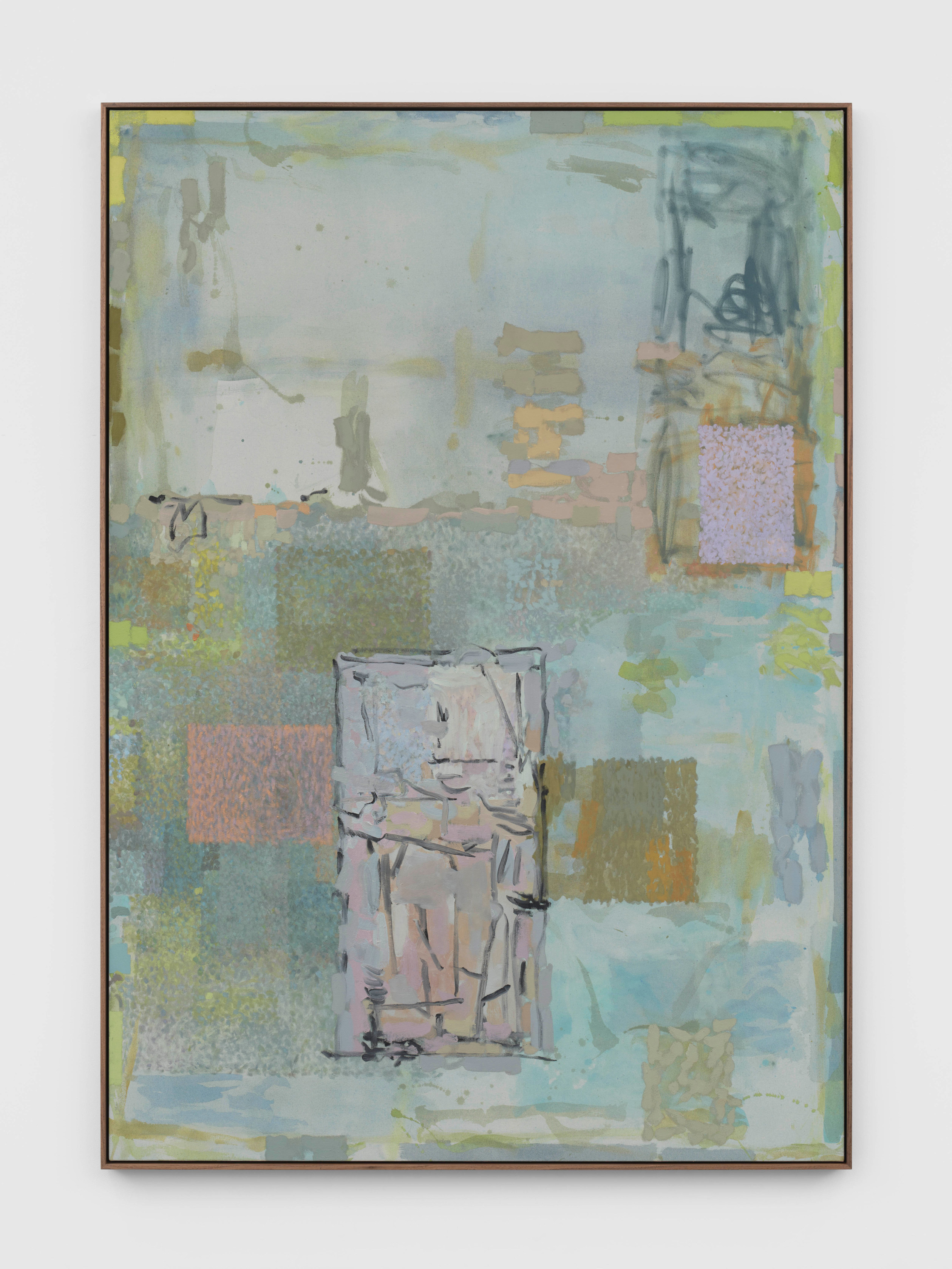 Mary Ramsden This is the colour of the road2024 Oil on canvas 200 x 140 cm 78 3/4 x 55...