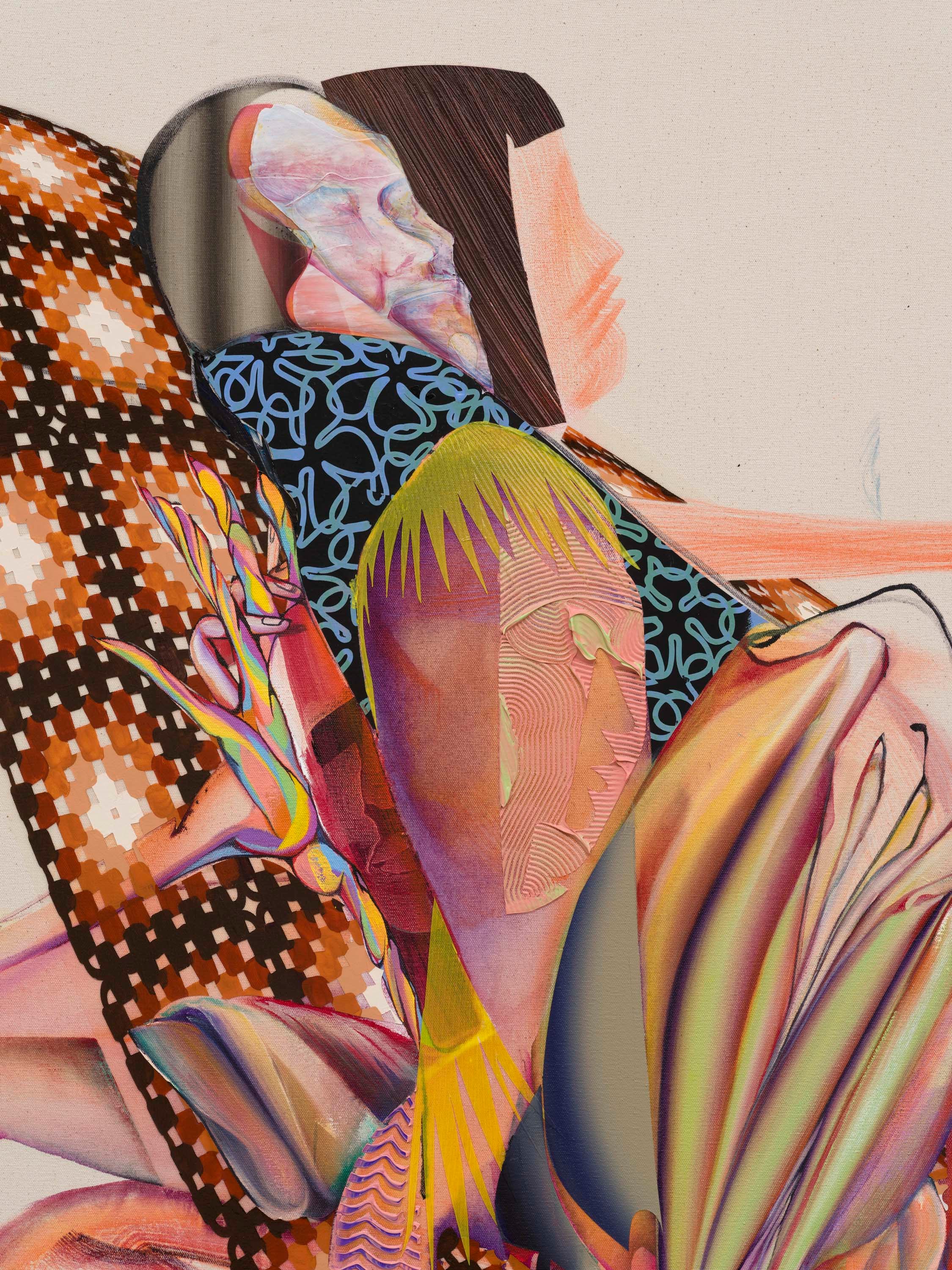 Christina Quarles, (Stretch Lil' Cat) Try N' Wake Up, 2024