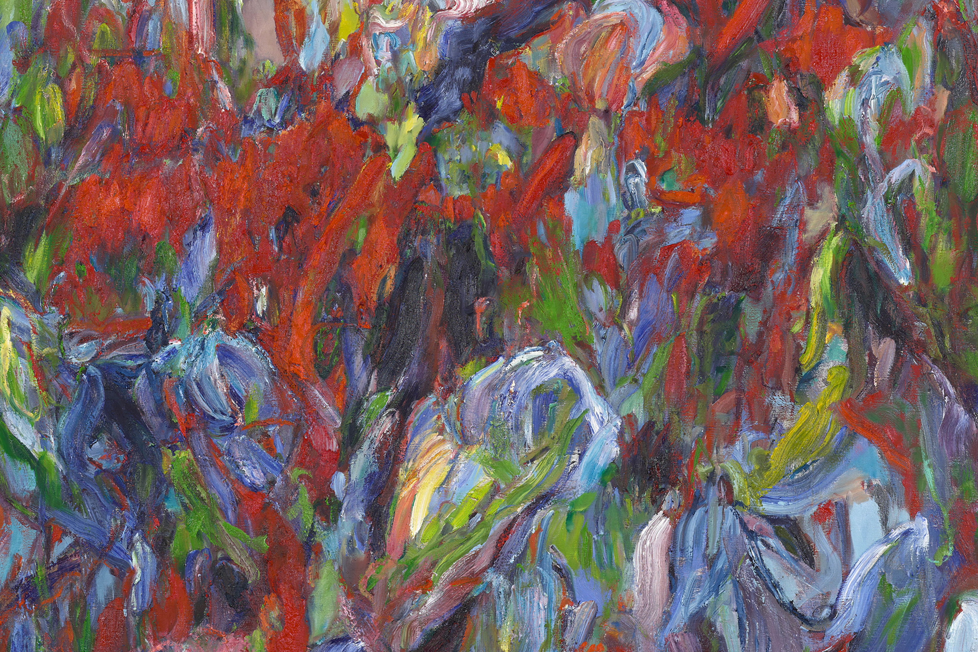 Sabine Moritz Flow I2020 Oil on canvas 200 x 200 cm 78 3/4 x 78 3/4 in