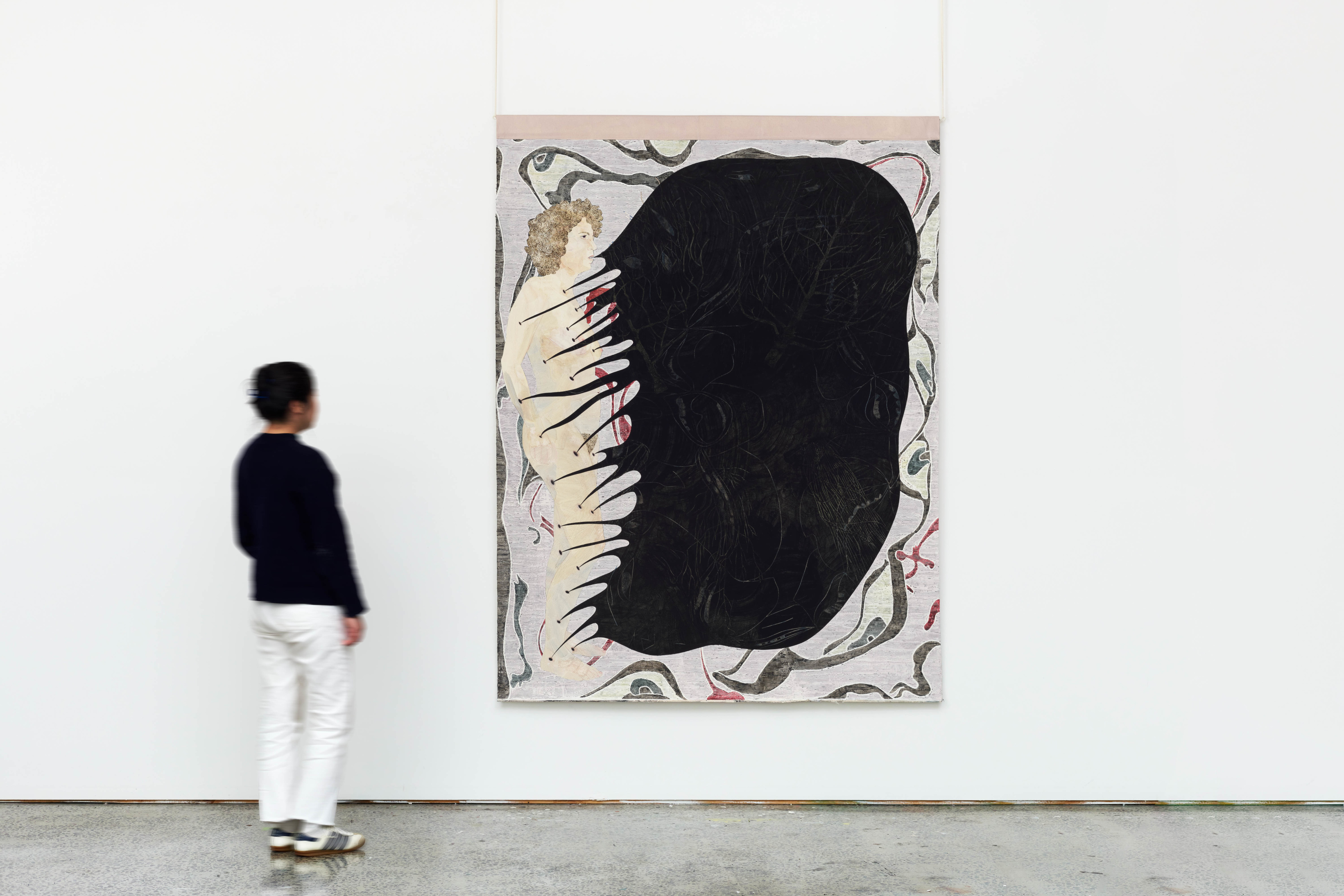 Helen Johnson, Filling holes with words, 2023