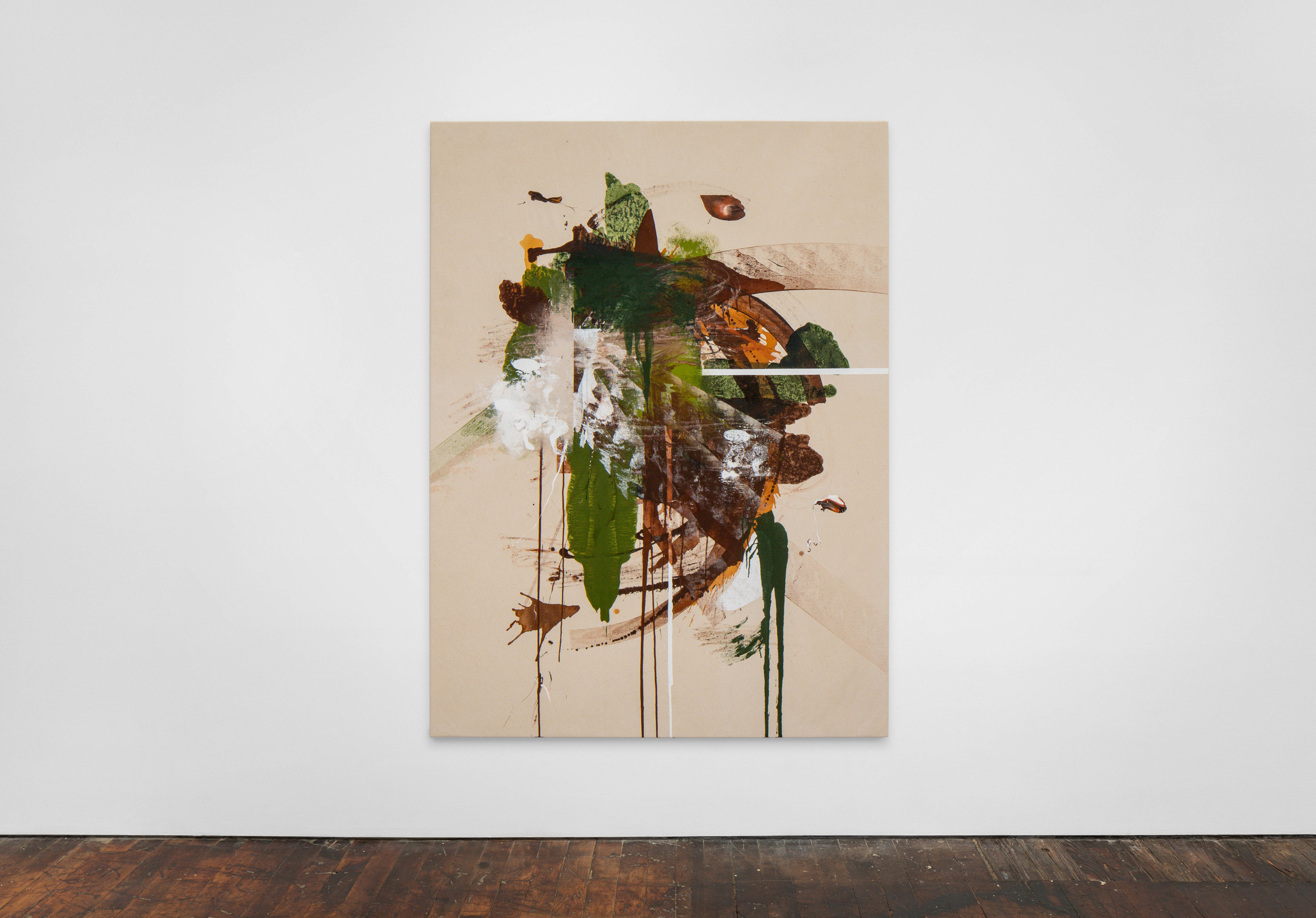 Elizabeth Neel Things About April2023 Acrylic on canvas 198.1 x 147.3 cm