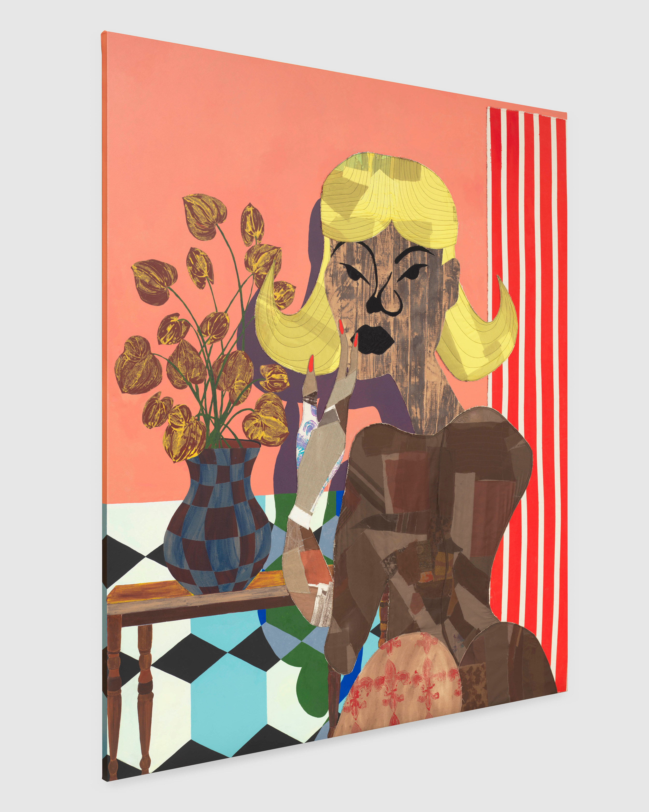 Tschabalala Self, Black Blonde, 2025