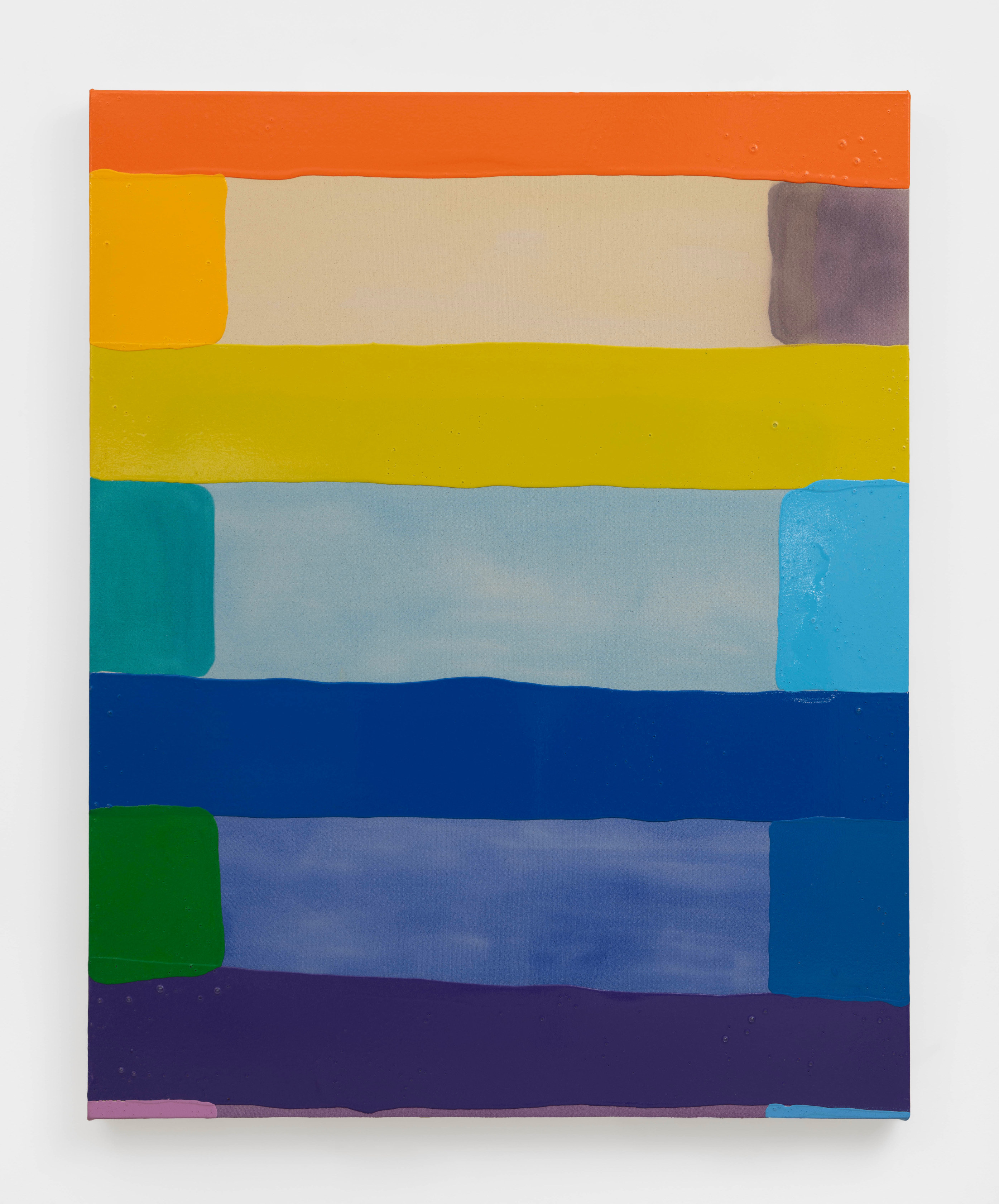 Hasani Sahlehe My Paint2025 Acrylic gel and airbrush on canvas 152.4 x 121.9 cm 60 x 48 in