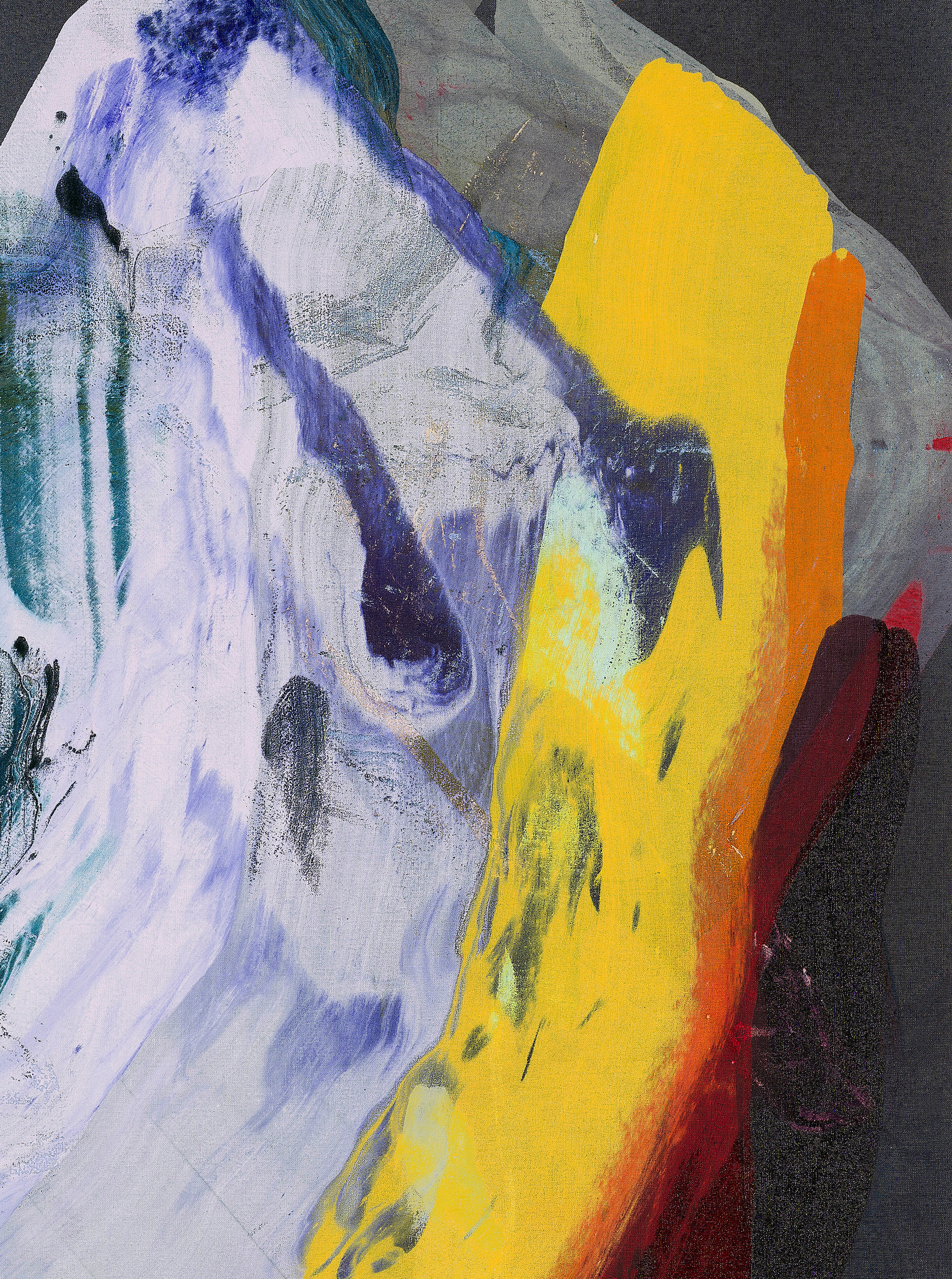 Ragna Bley Chimeral Breath2025 Acrylic and oil on linen canvas 207 x 150 cm 81 1/2 x 59 in