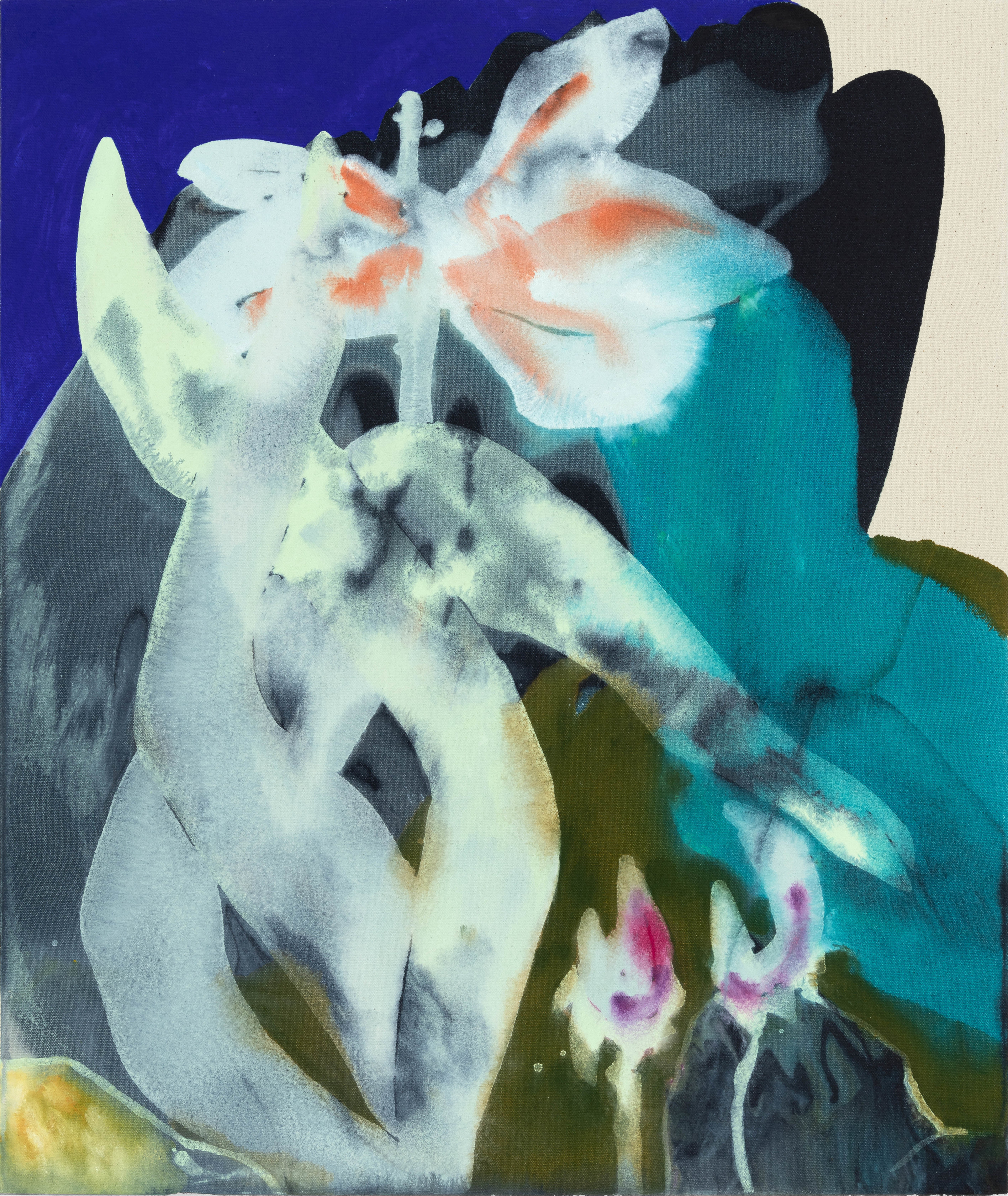 Ragna Bley Passage2022 Acrylic on canvas 60 x 50 cm 23 5/8 x 19 3/4 in