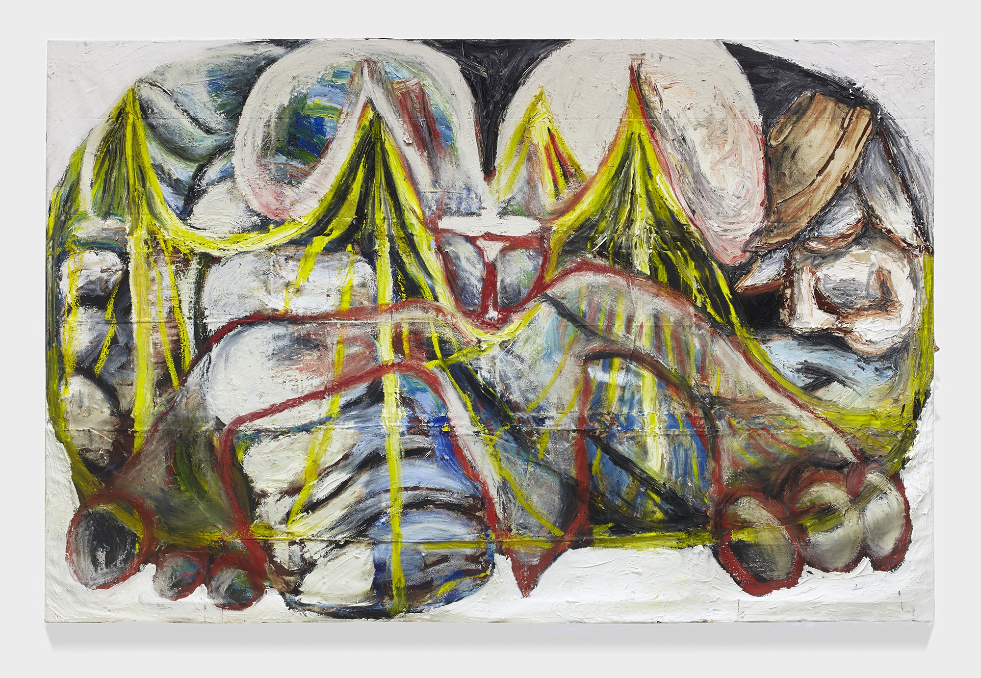 Gerasimos Floratos Triborough force field2016 Oil on canvas 167.6 x 259 cm 66 x 102 in