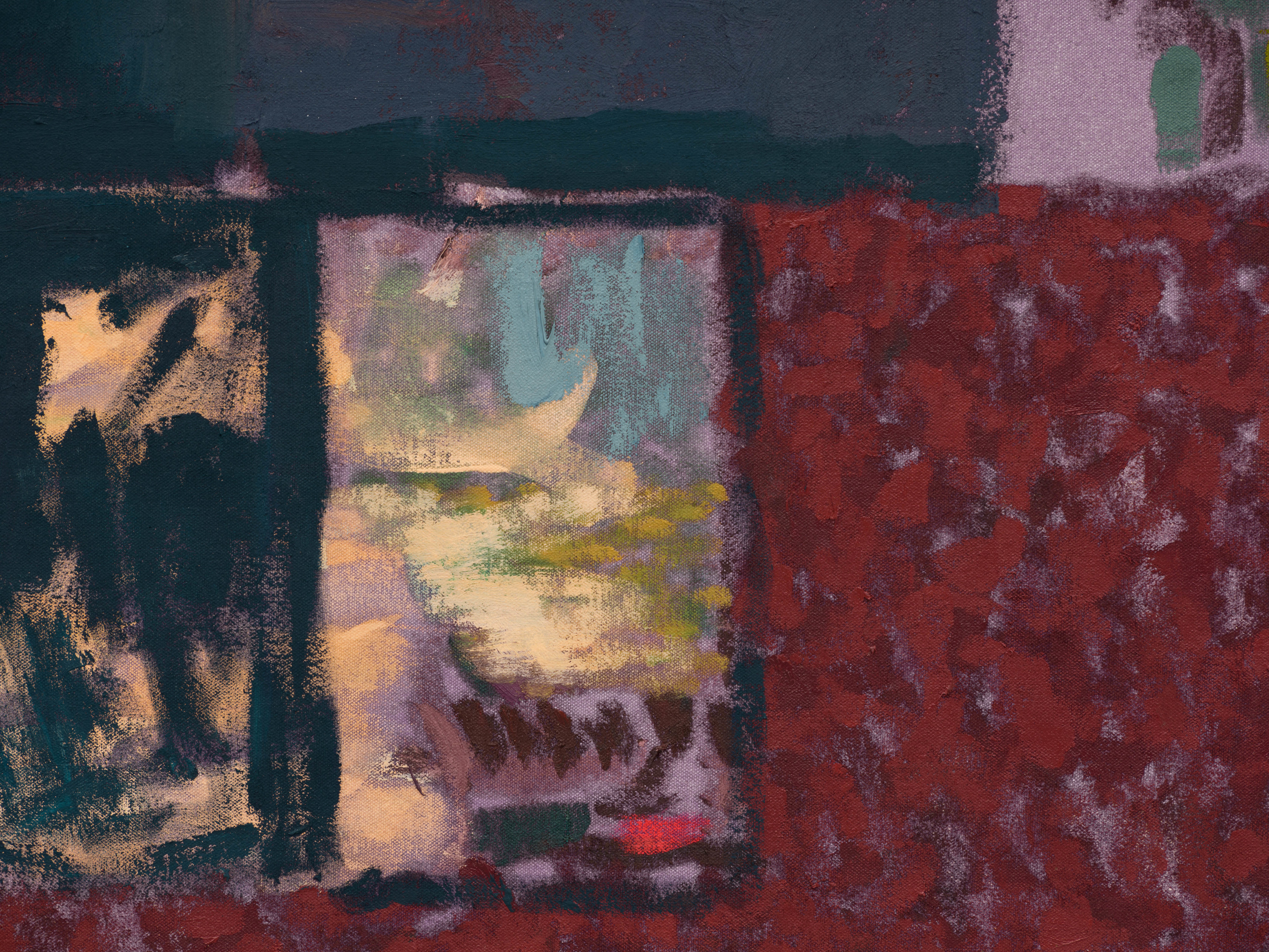 Mary Ramsden, "stitching a laugh to a darkness part 1", 2021