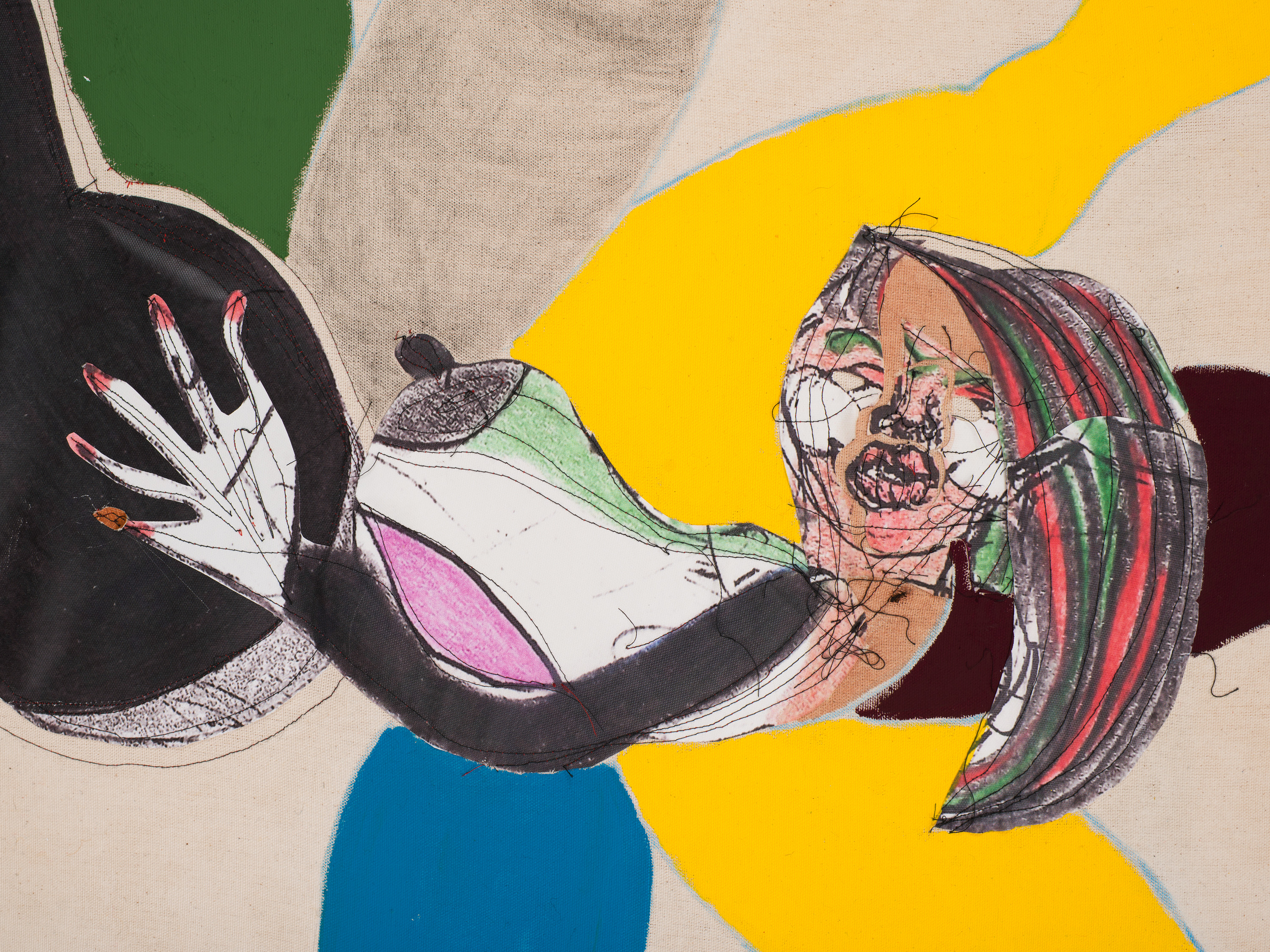 Tschabalala Self, Turnt, 2016