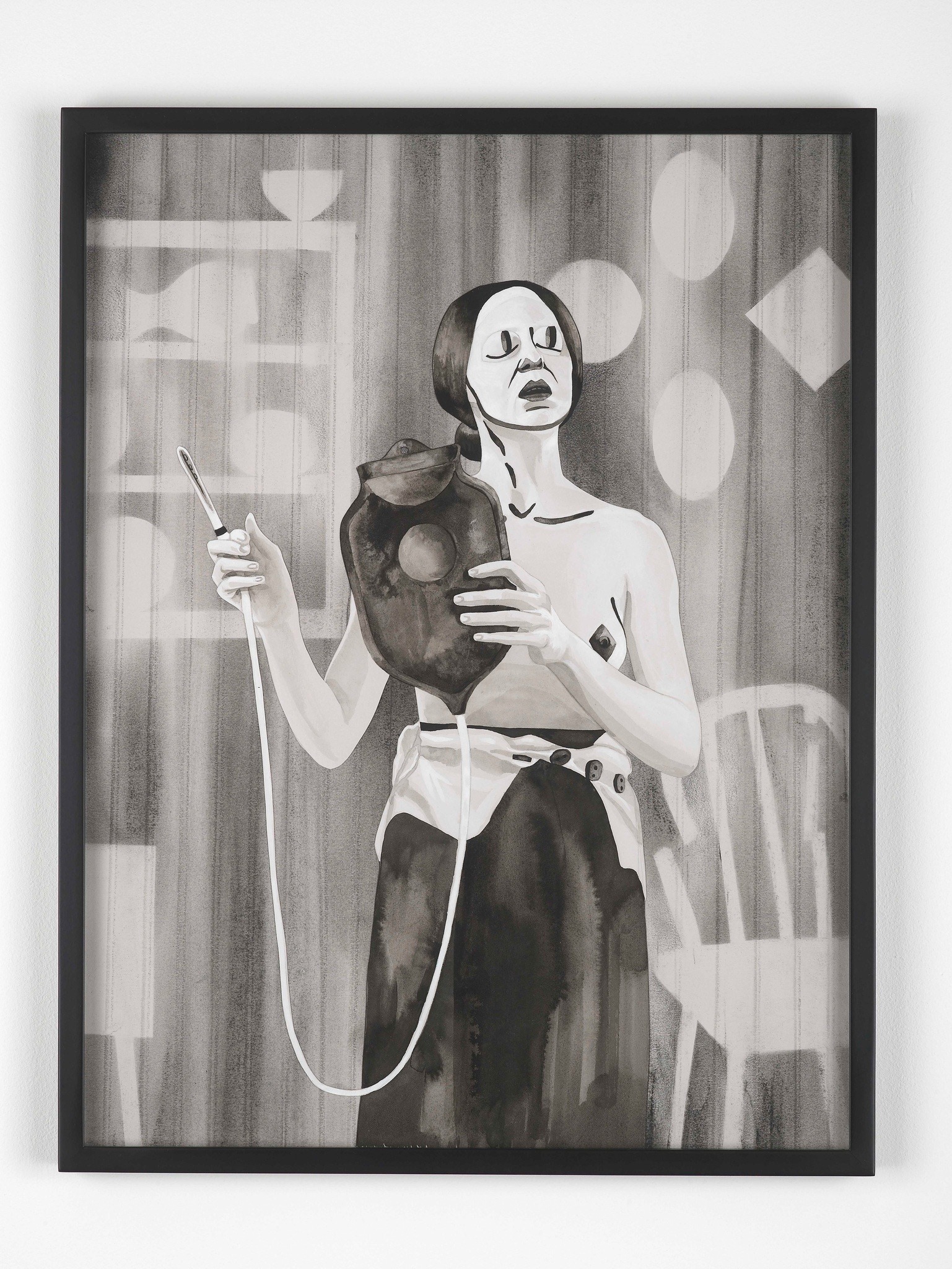 Mary Reid Kelley & Patrick Kelley Prostitute with Douche2010 Ink, acrylic and charcoal on paper 18.5 x 14 inches