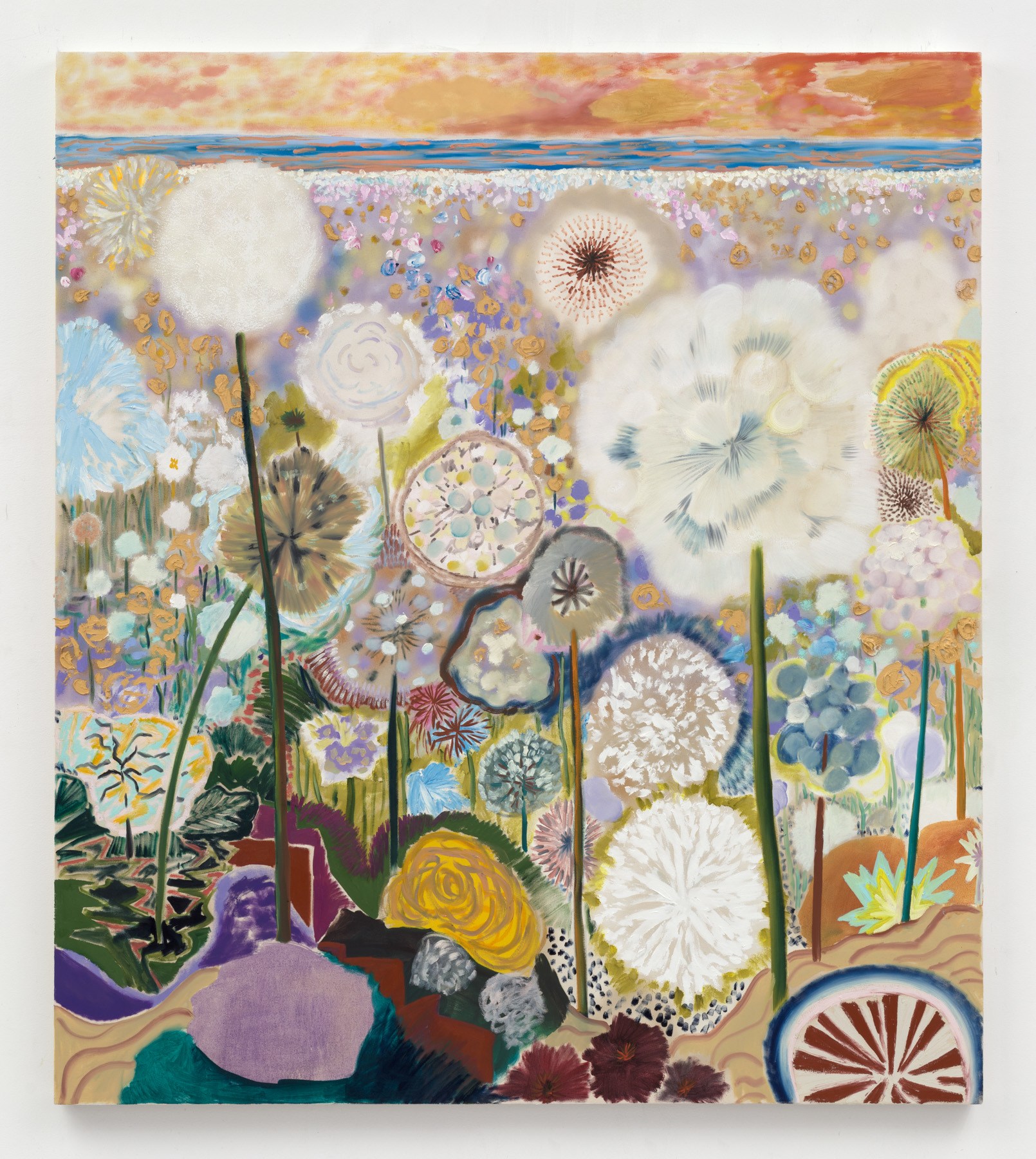 Shara Hughes Sweet Sweet Fantasy2019 Oil and acrylic on canvas 172.7 x 152.4 cm 68 x 60 in
